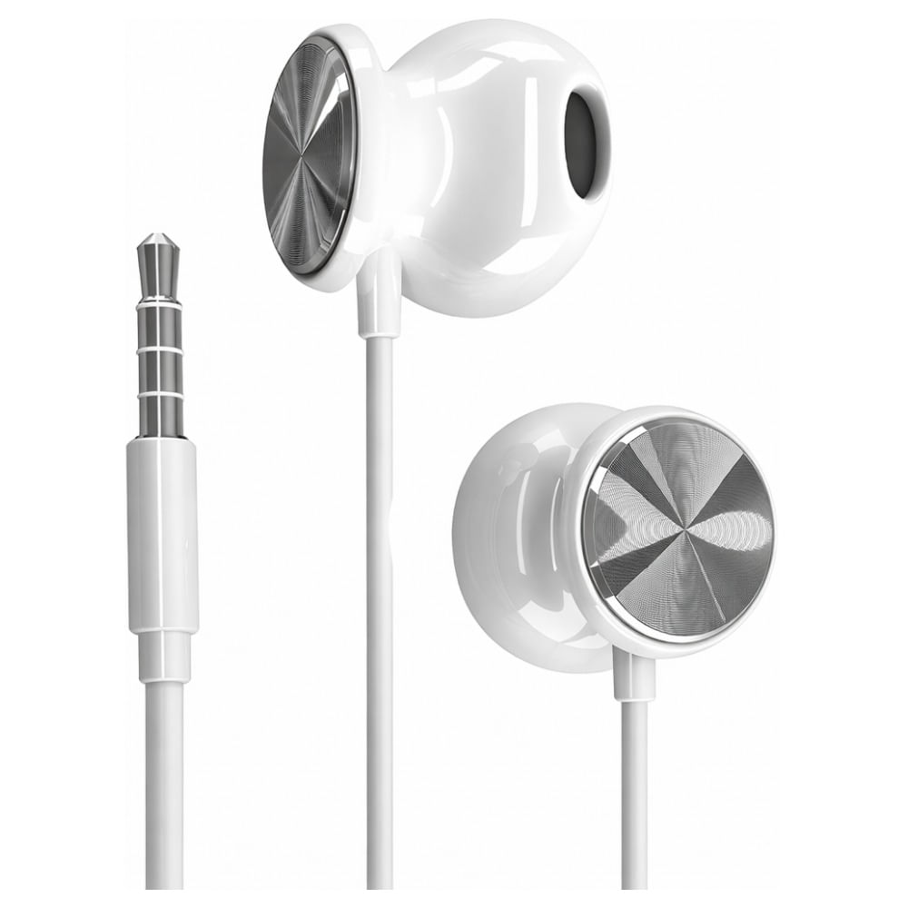 Auriculares in ear HP con mic blanco