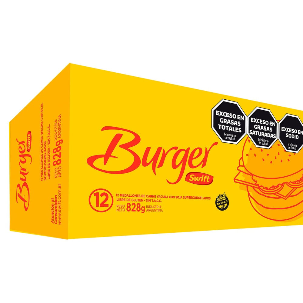 Medellaones Swift De Carne 828g 12u