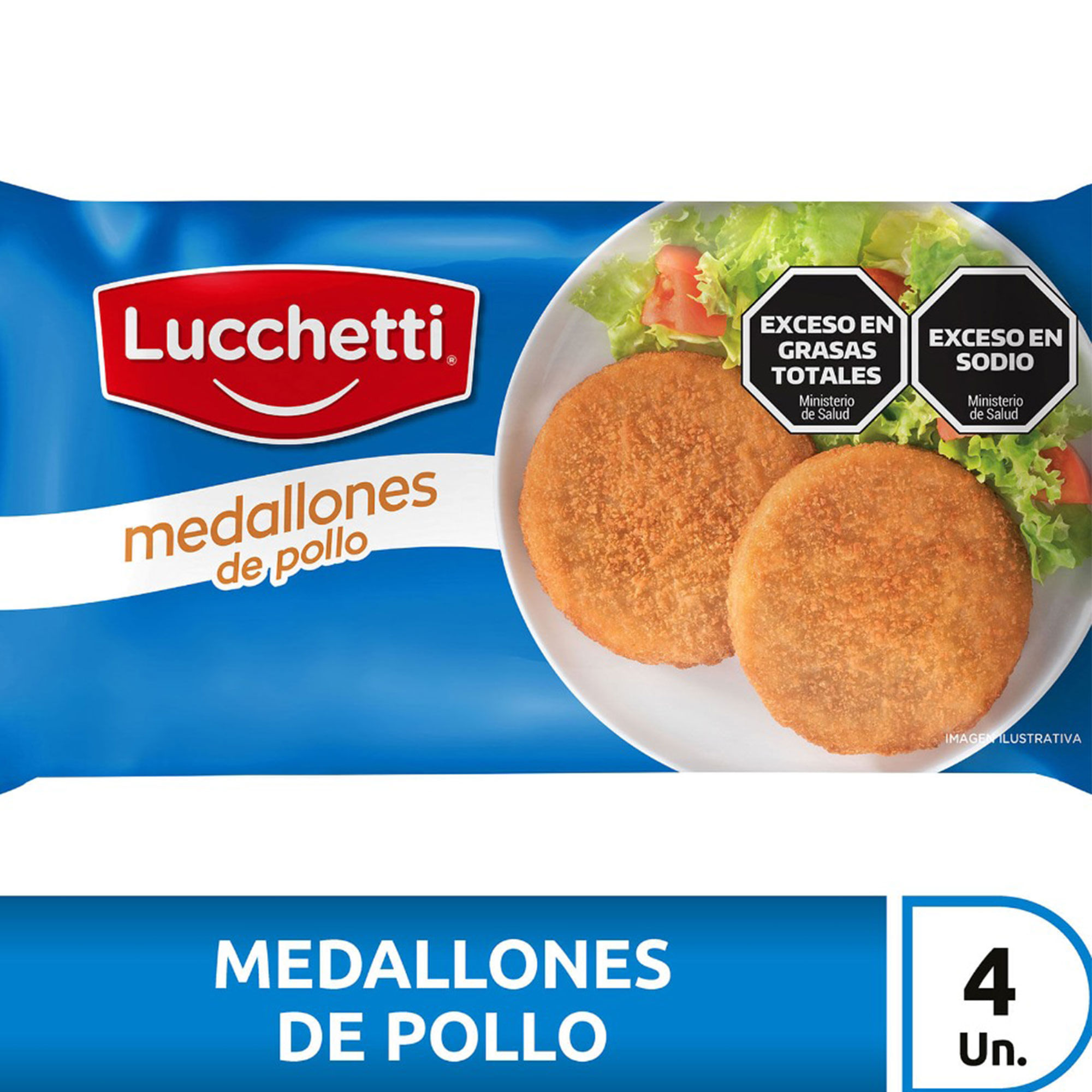 Medallones De Pollo Lucchetti 4u