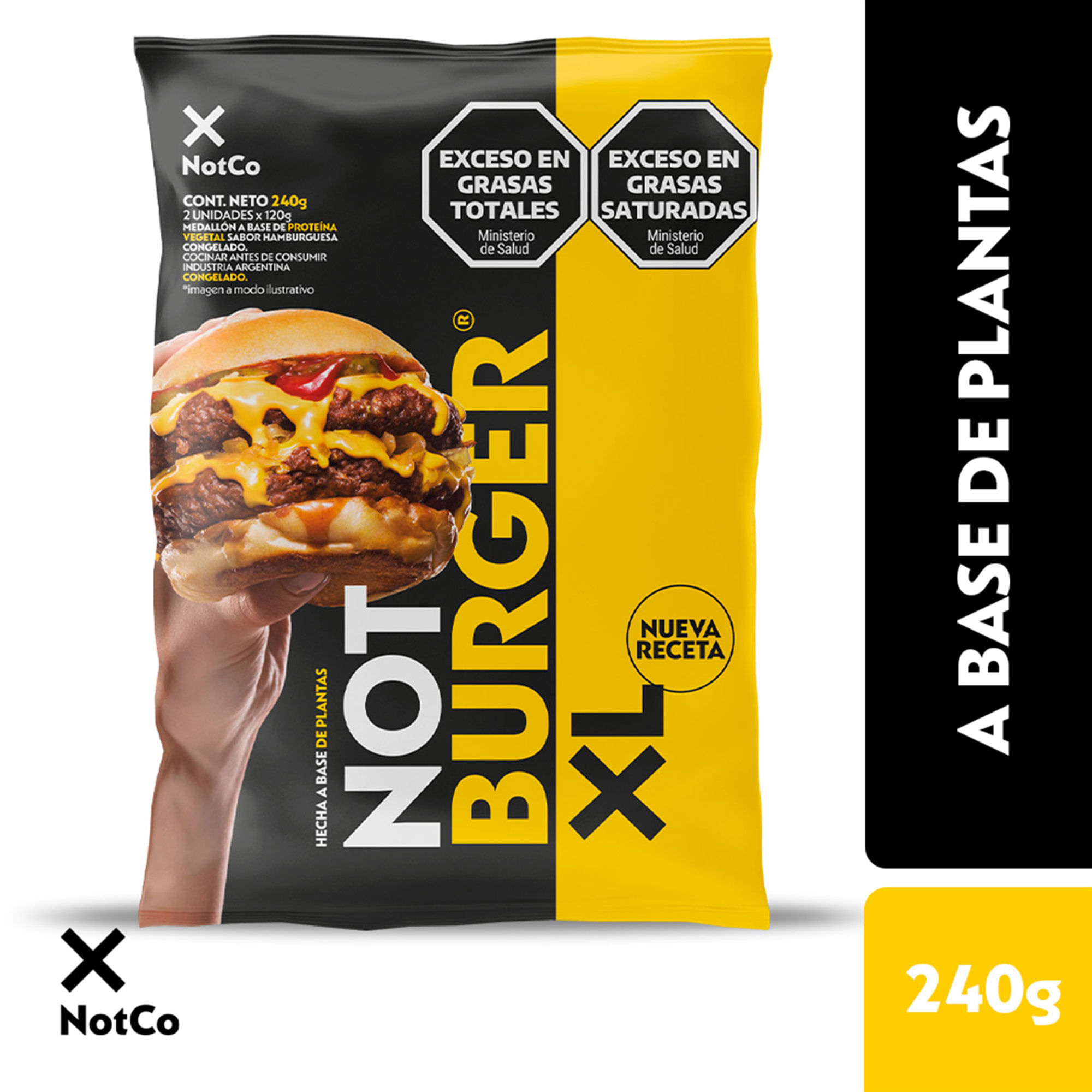 Medallón Vegetal Notco Notburguer 240 G 2 U