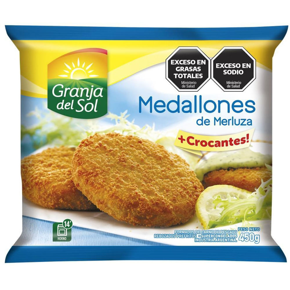 Medallones Granja Del Sol De Merluza 450 G