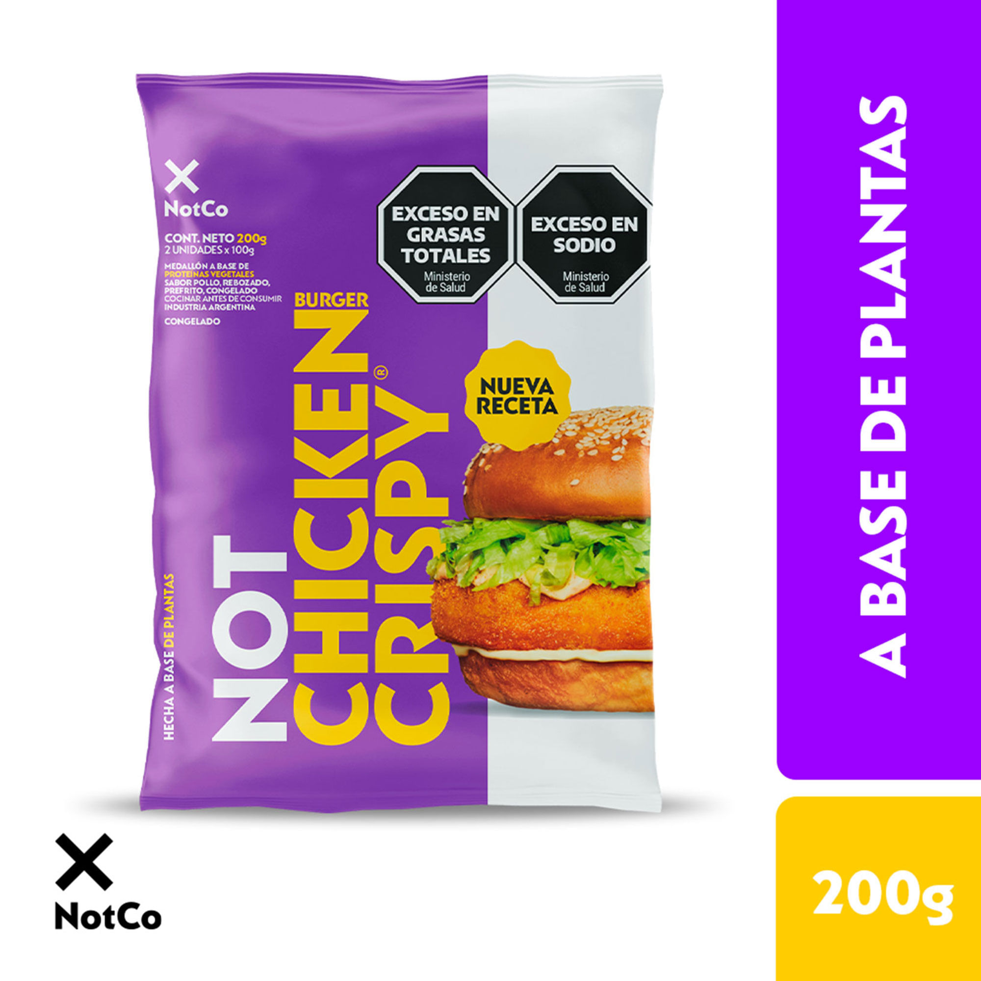 Medallón Vegetal Notco Notchicken Crispy 200 G 2 U