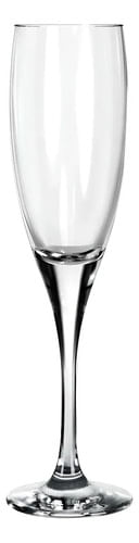 Copa Champagne Barone Nadir Vidrio 190ml X6 Unidades Blanco