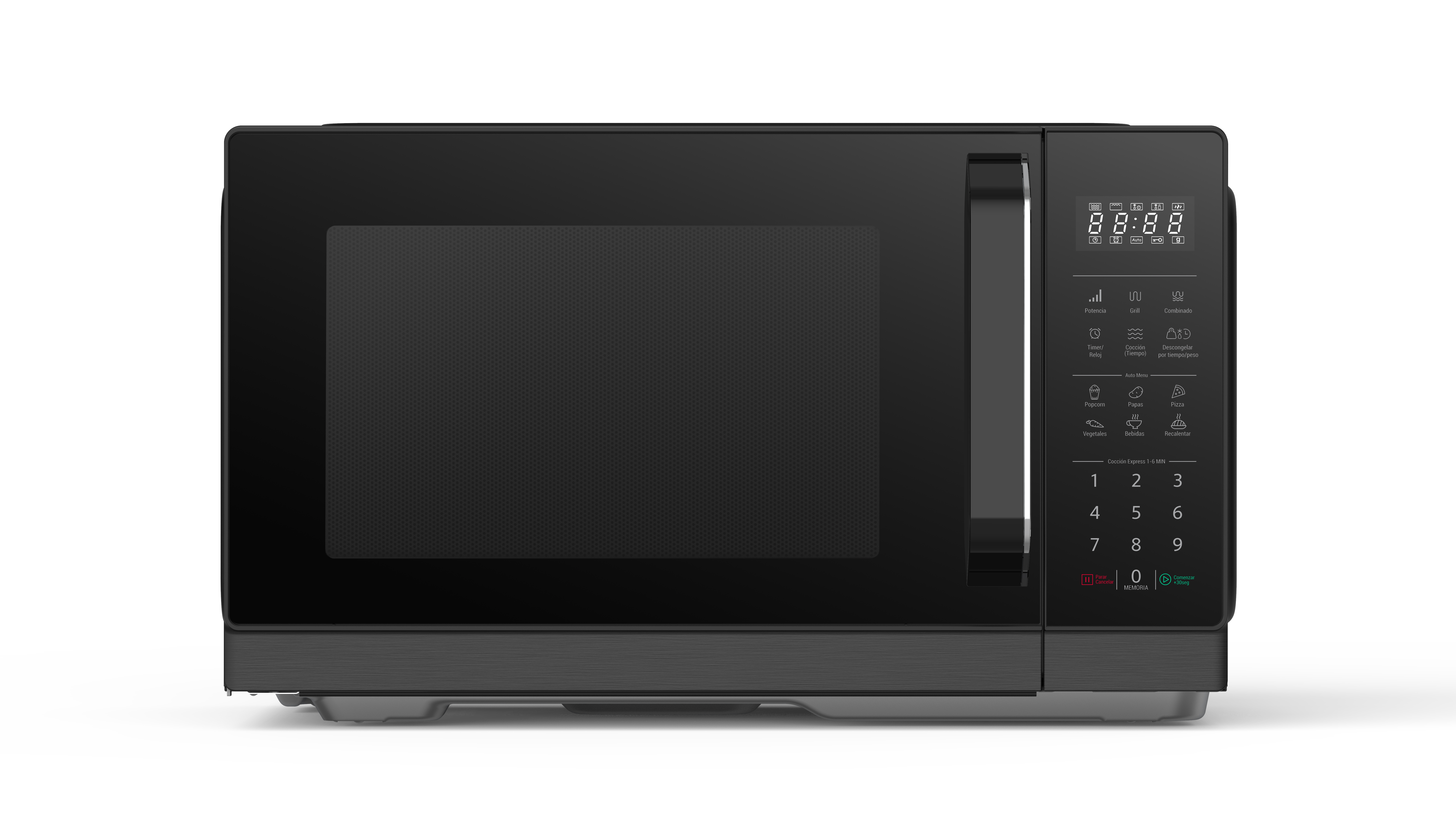 Microondas Atma Digital 23 L Grill - Negro Matdgb23ubn