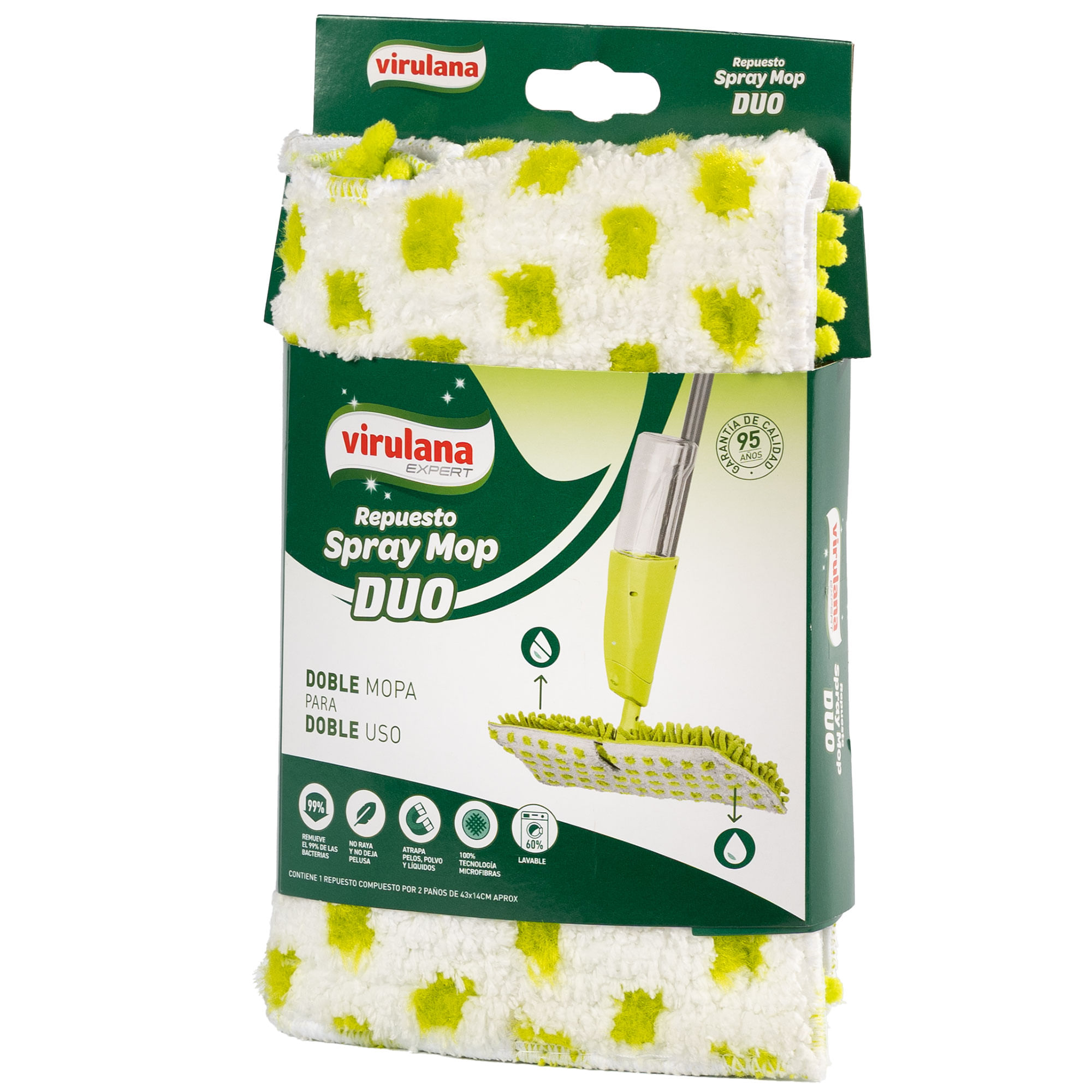 Repuesto mopa Virulana Spray Expert Duo