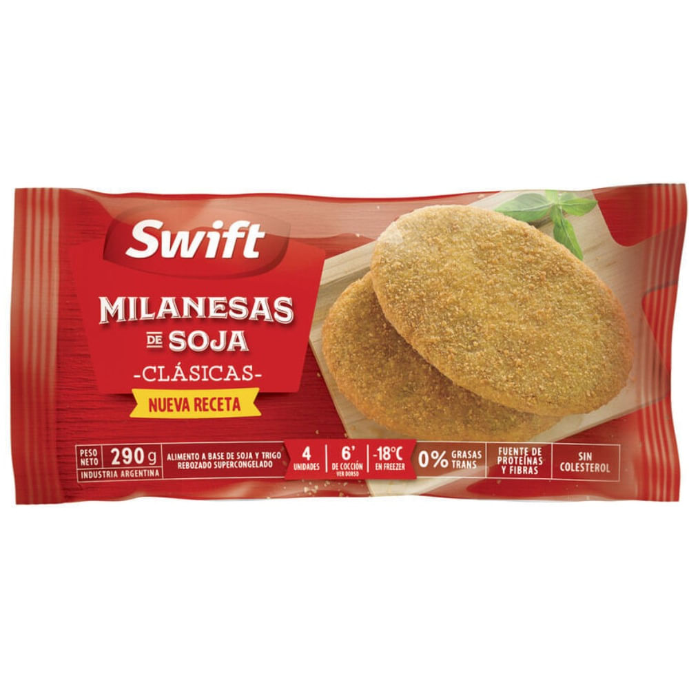 Milanesa de soja Swift 4 u.