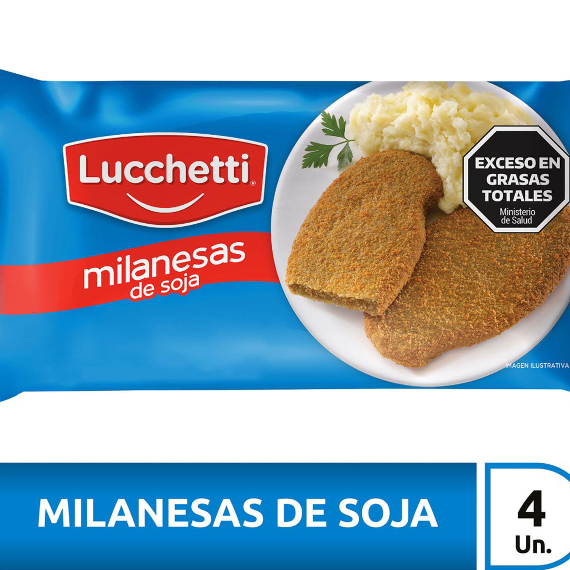 Milanesa de soja Lucchetti x 4 uni