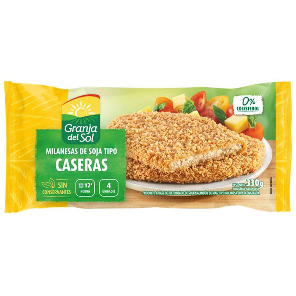 Milanesas De Soja Granja De Sol 4u