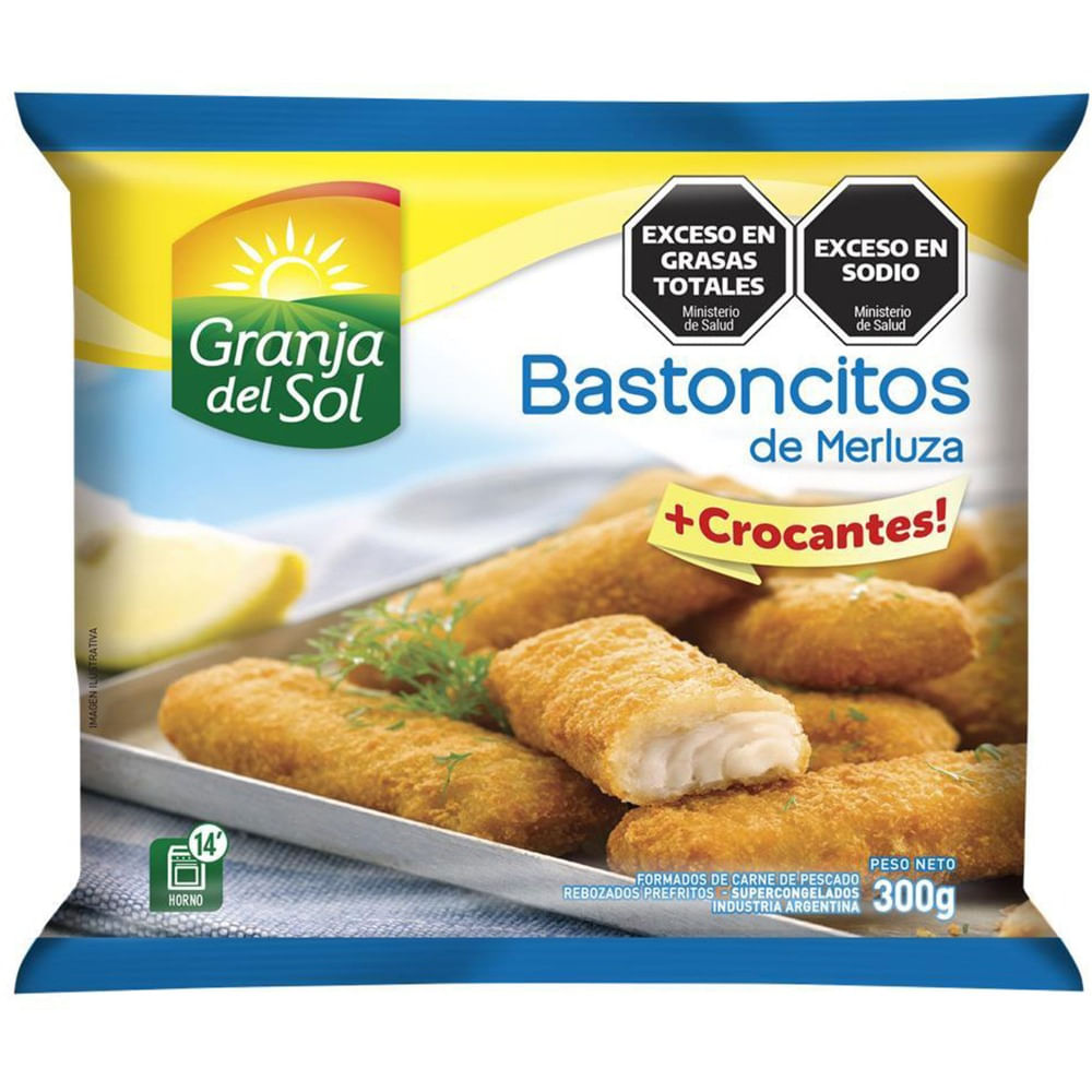 Bastoncitos Granja Del Sol De Merluza 300 G