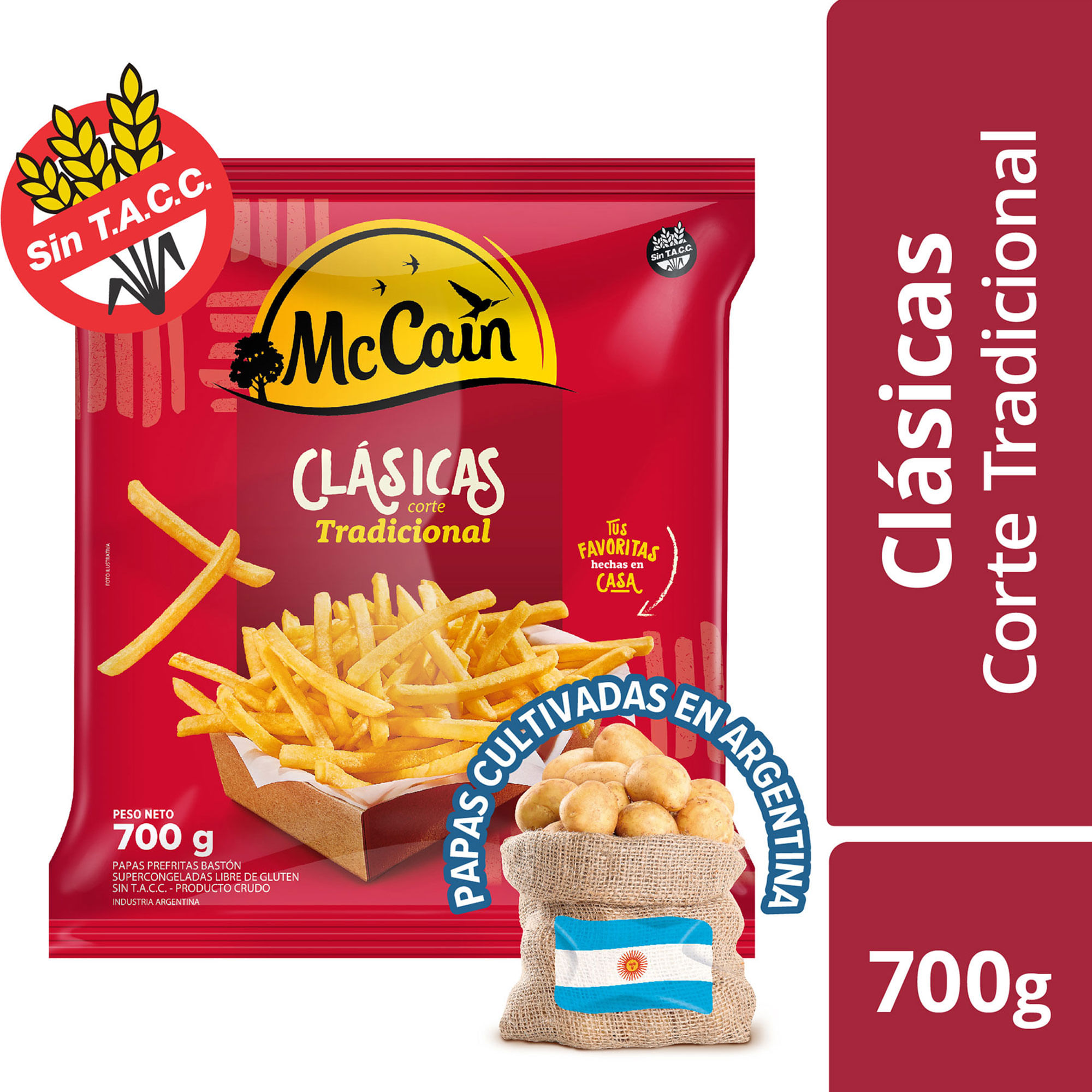 Papa tradicional Mc cain 700 g.