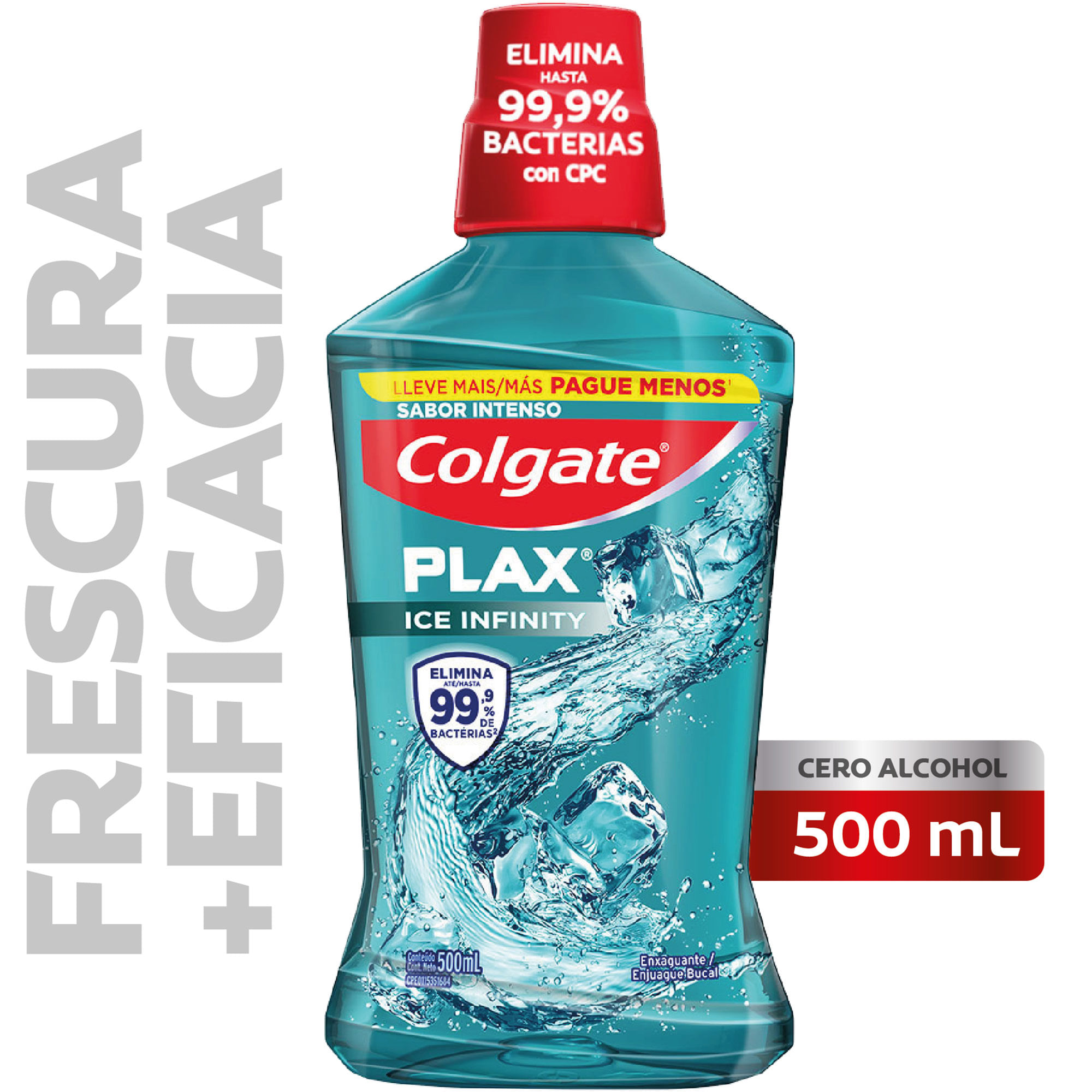 Enjuague Bucal Colgate Plax Ice Infinity 500 Ml
