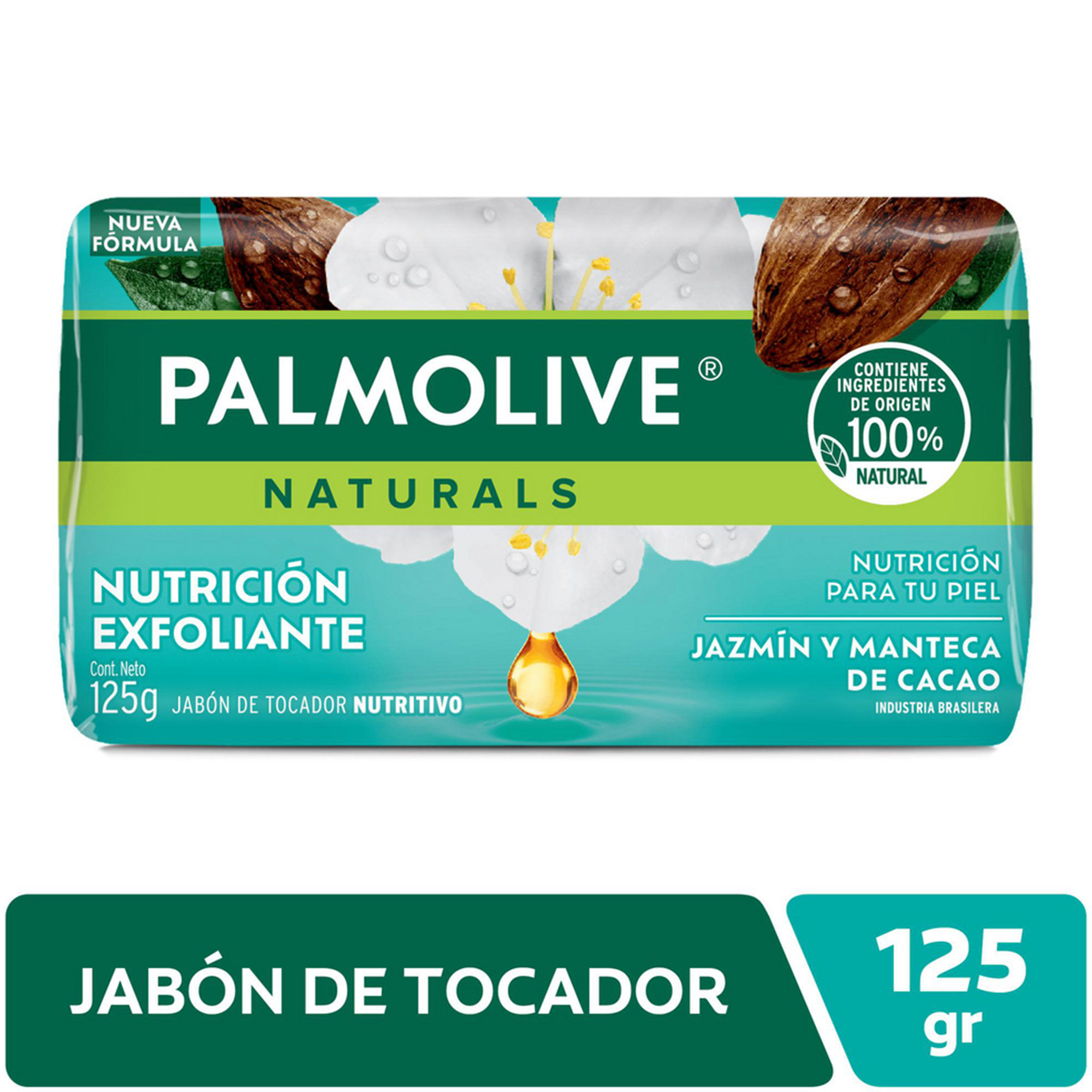 Jabón De Tocador Palmolive Jazmín Y Cacao 125 G
