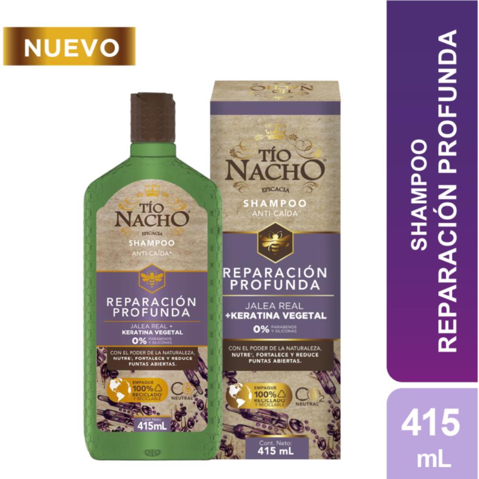 Shampoo Tio Nacho Keratina Vegetal 415 ml