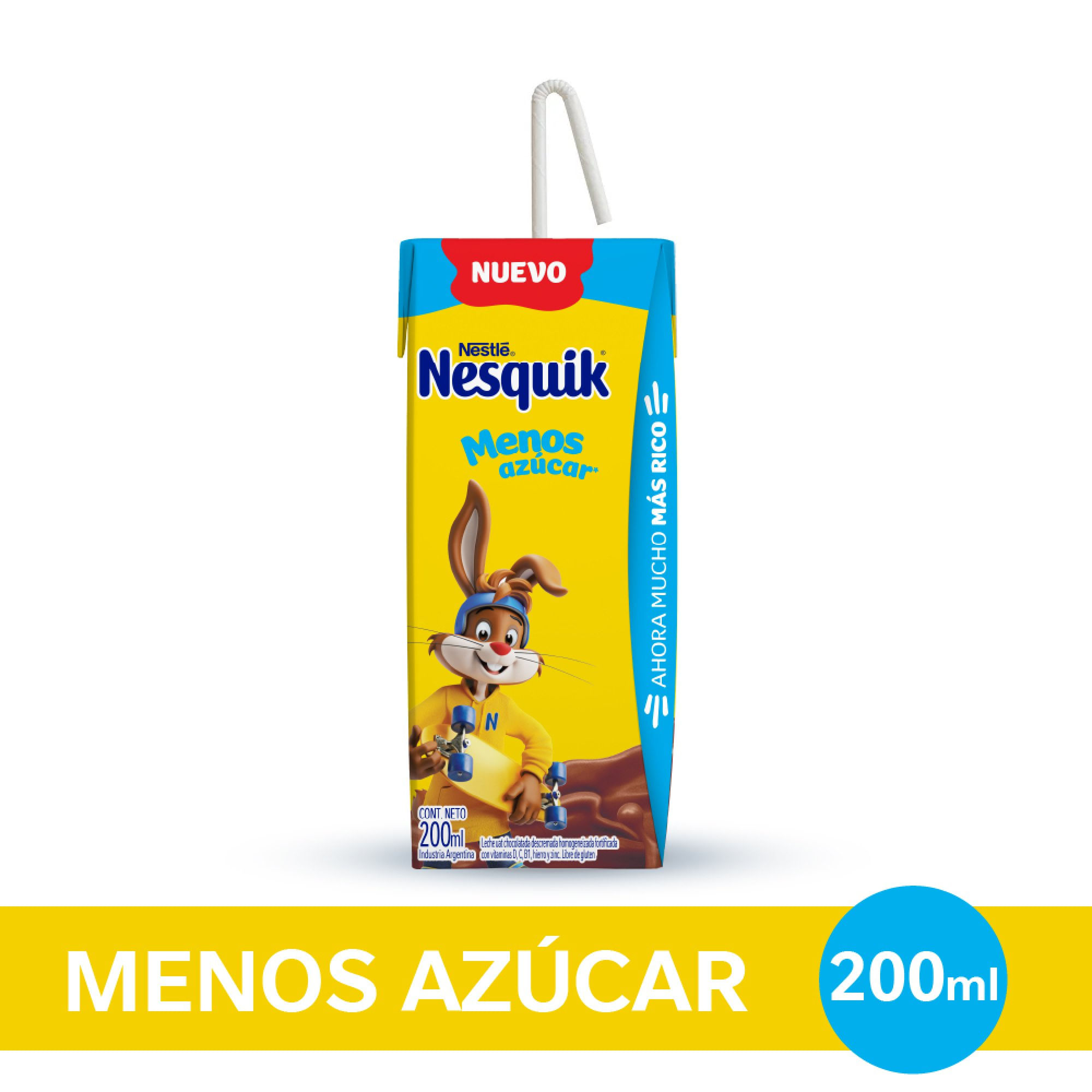 Leche Chocolatada Nesquik® Extra Cacao Lista Para Tomar 200 Ml