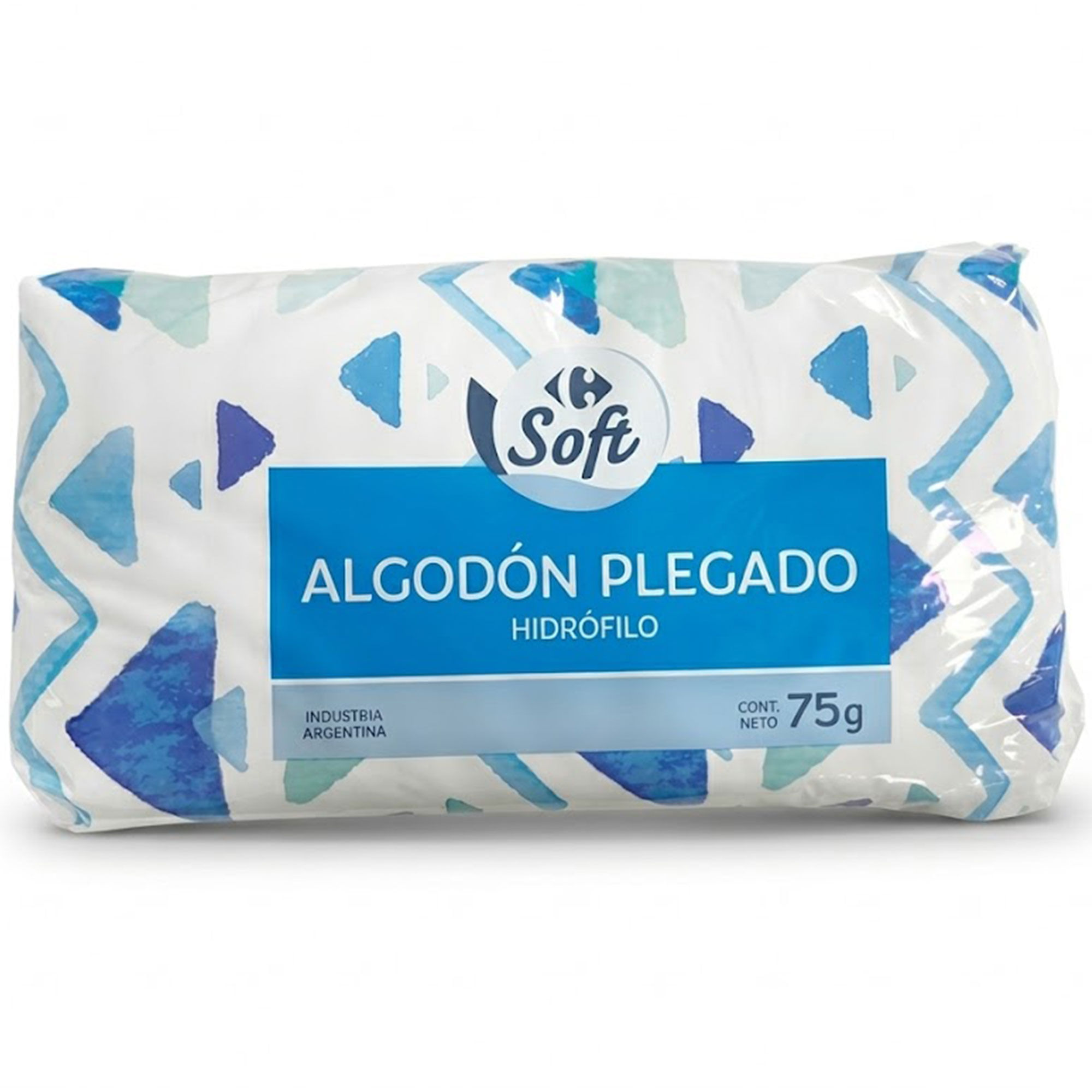 Algodón plegado clásico Carrefour Soft 75 grs