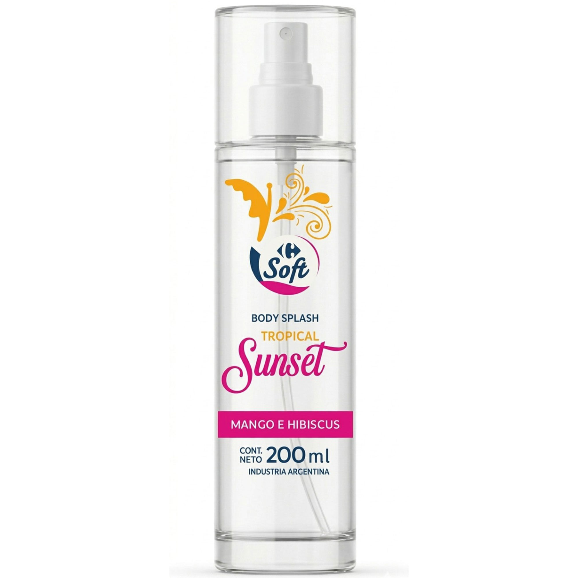 Body splash Carrefour Soft Tropical sunset 200 ml