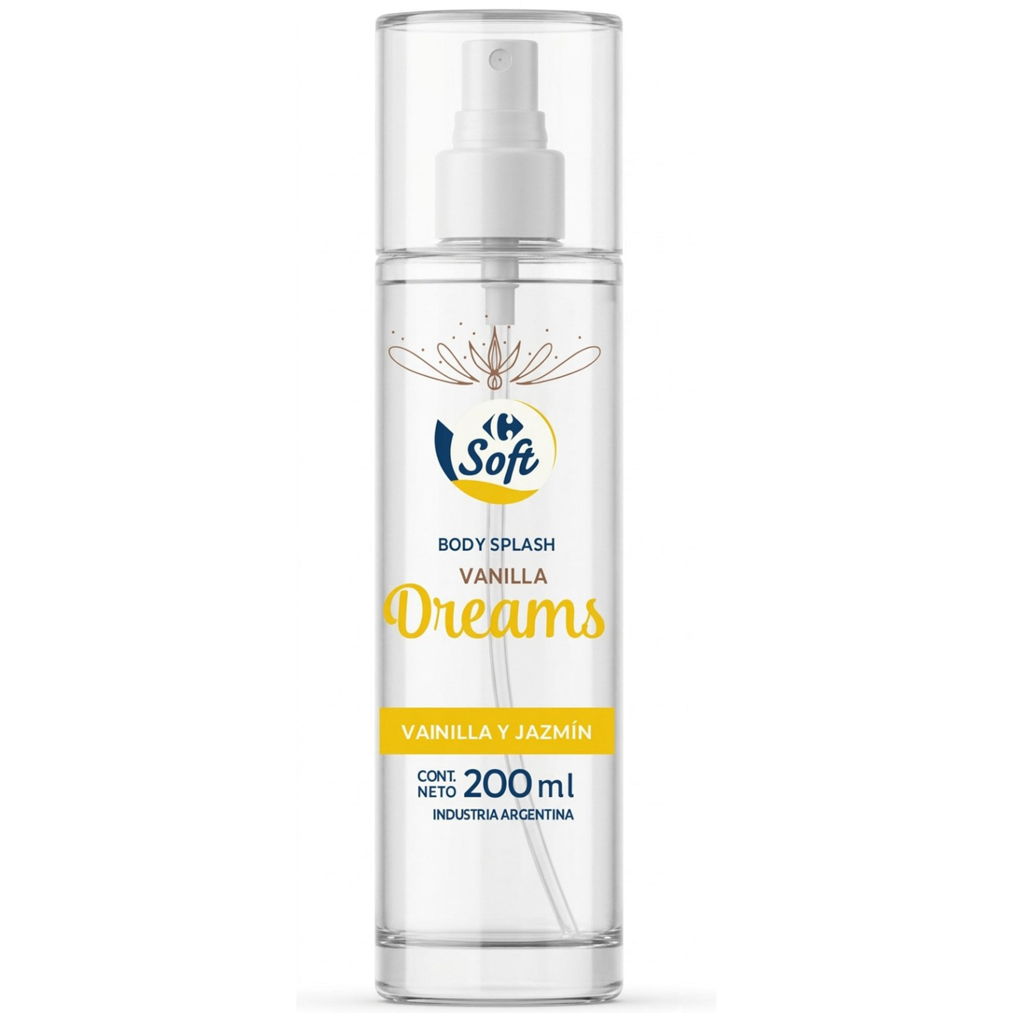 Body splash Carrefour Soft Vainilla dreams 200 ml