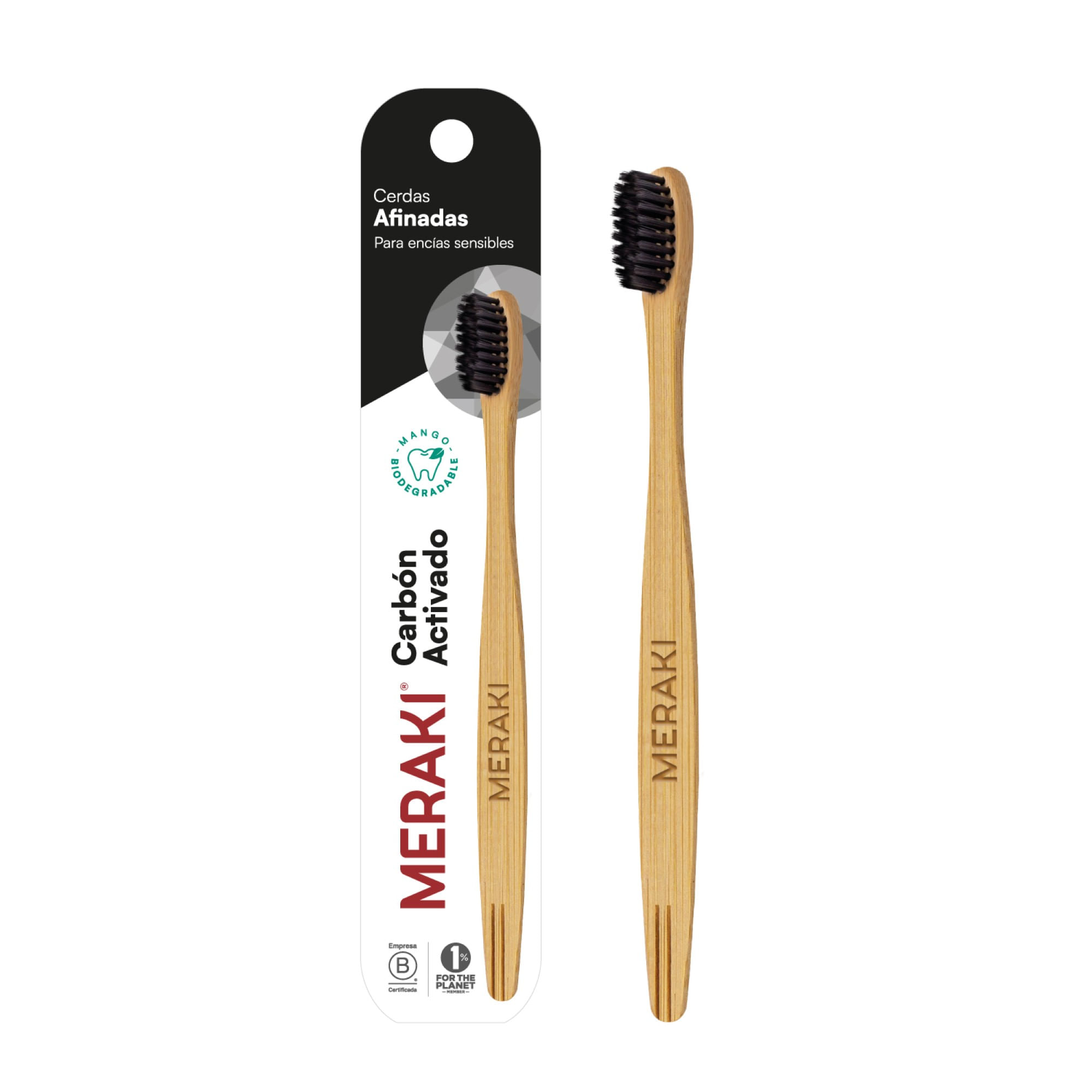 Cepillo Dental Meraki Bambu Adulto Suave