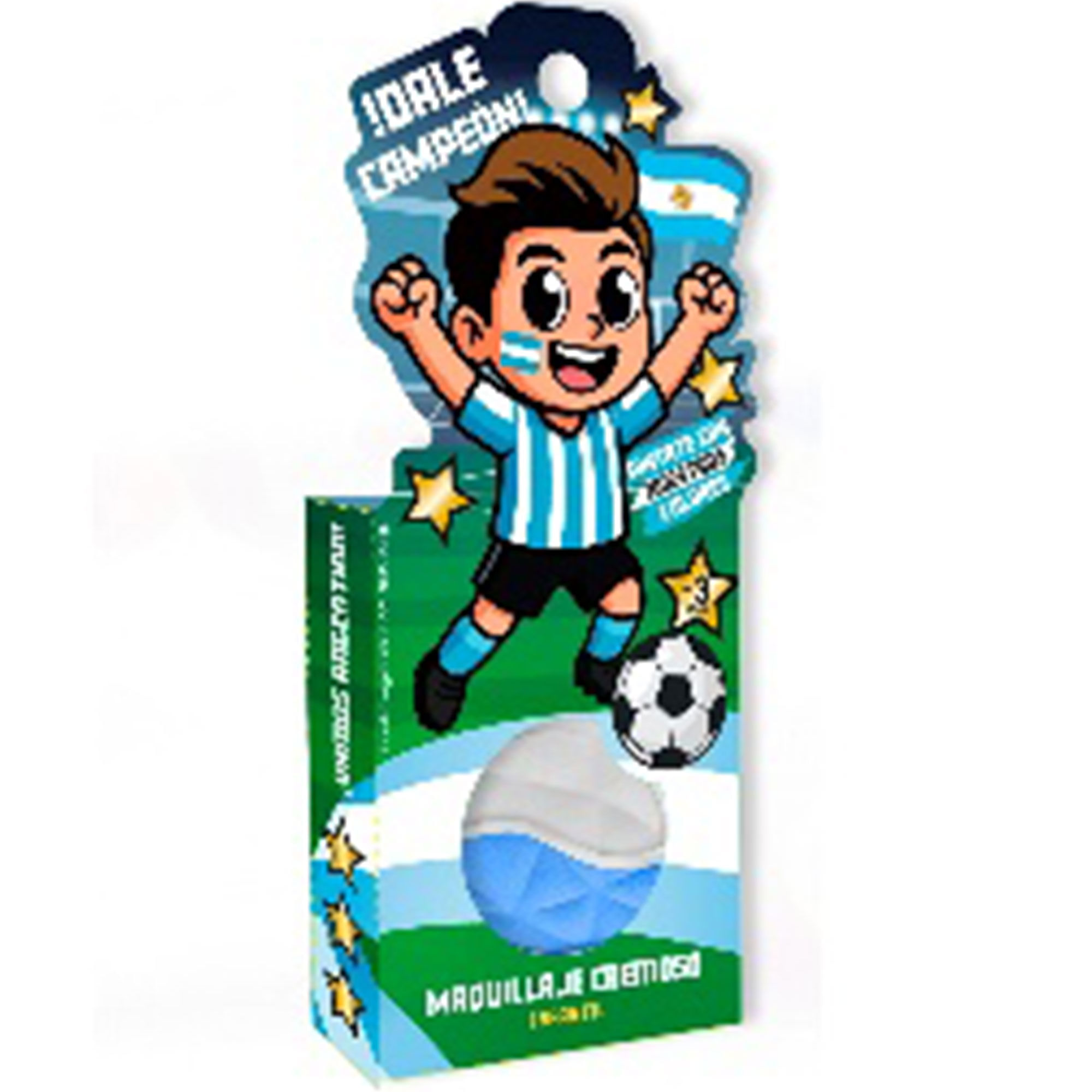 Maquillaje Argentina formita nene 1 uni
