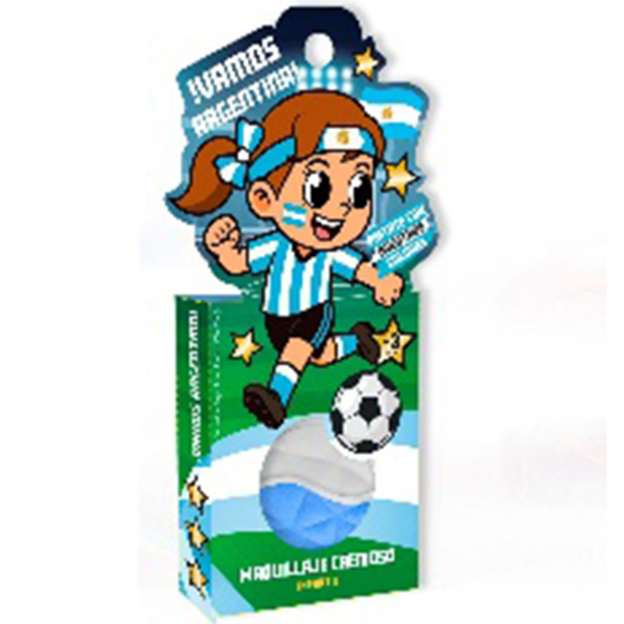 Maquillaje Argentina formita nena 1 uni