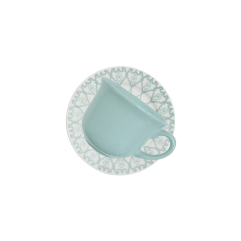 Taza de te con plato Mandala 200 ml
