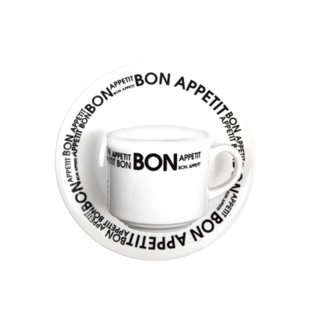 Taza de Te Con Plato Bon Appetit 200 ml