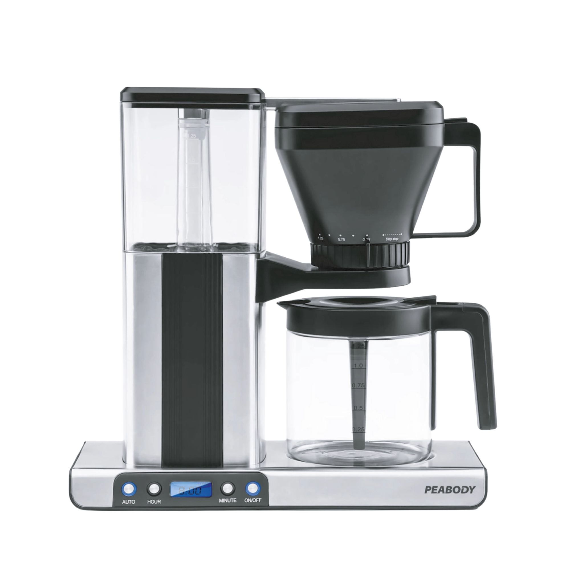 Cafetera EléCtrica De Goteo Peabody Jarra De Vidrio 1.25l 1550w Pe-Mk01