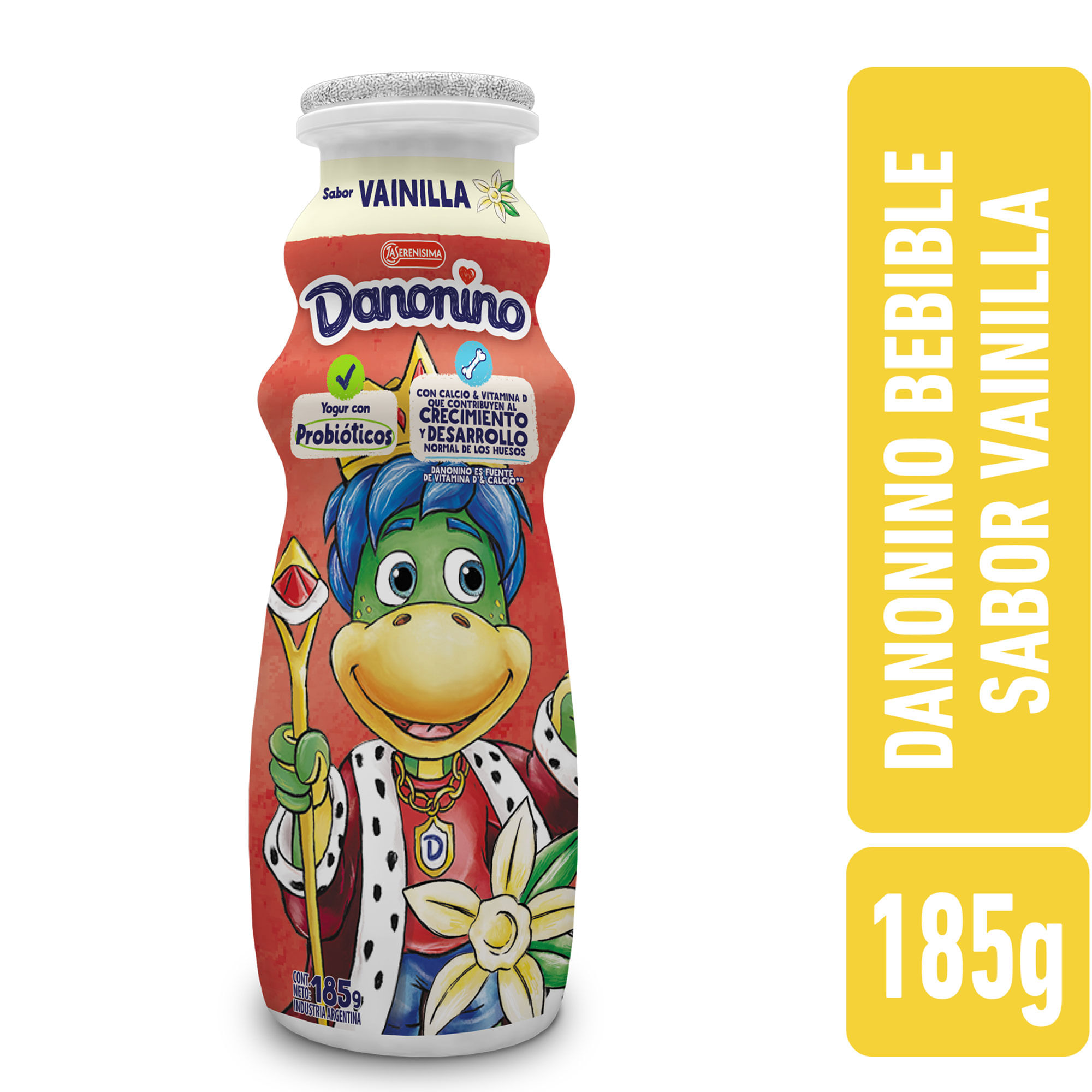 Yogur Bebible Danonino Sabor Vainilla 185 G