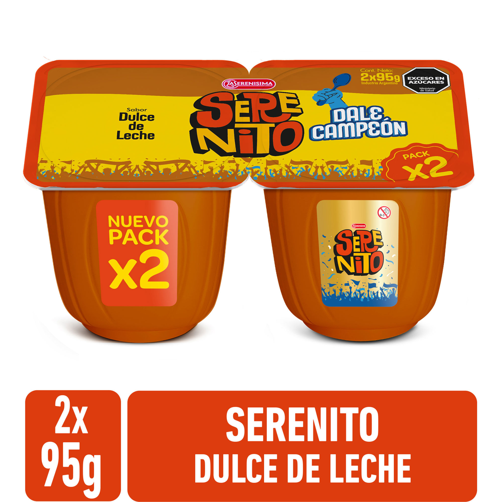 Serenito postre dulce de leche 190 grs