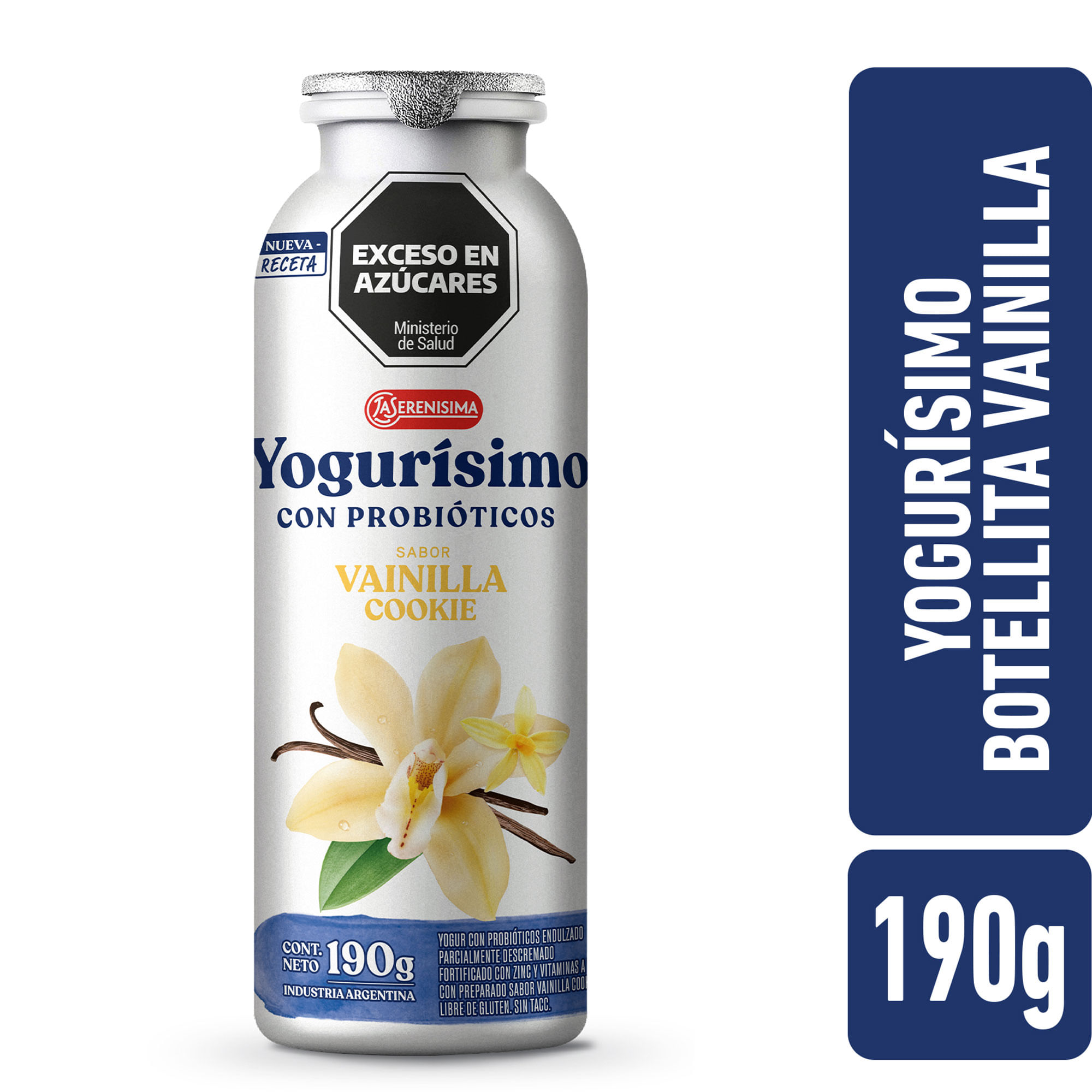 Yogur Bebible Yogurísimo Sabor Vainilla 190 G