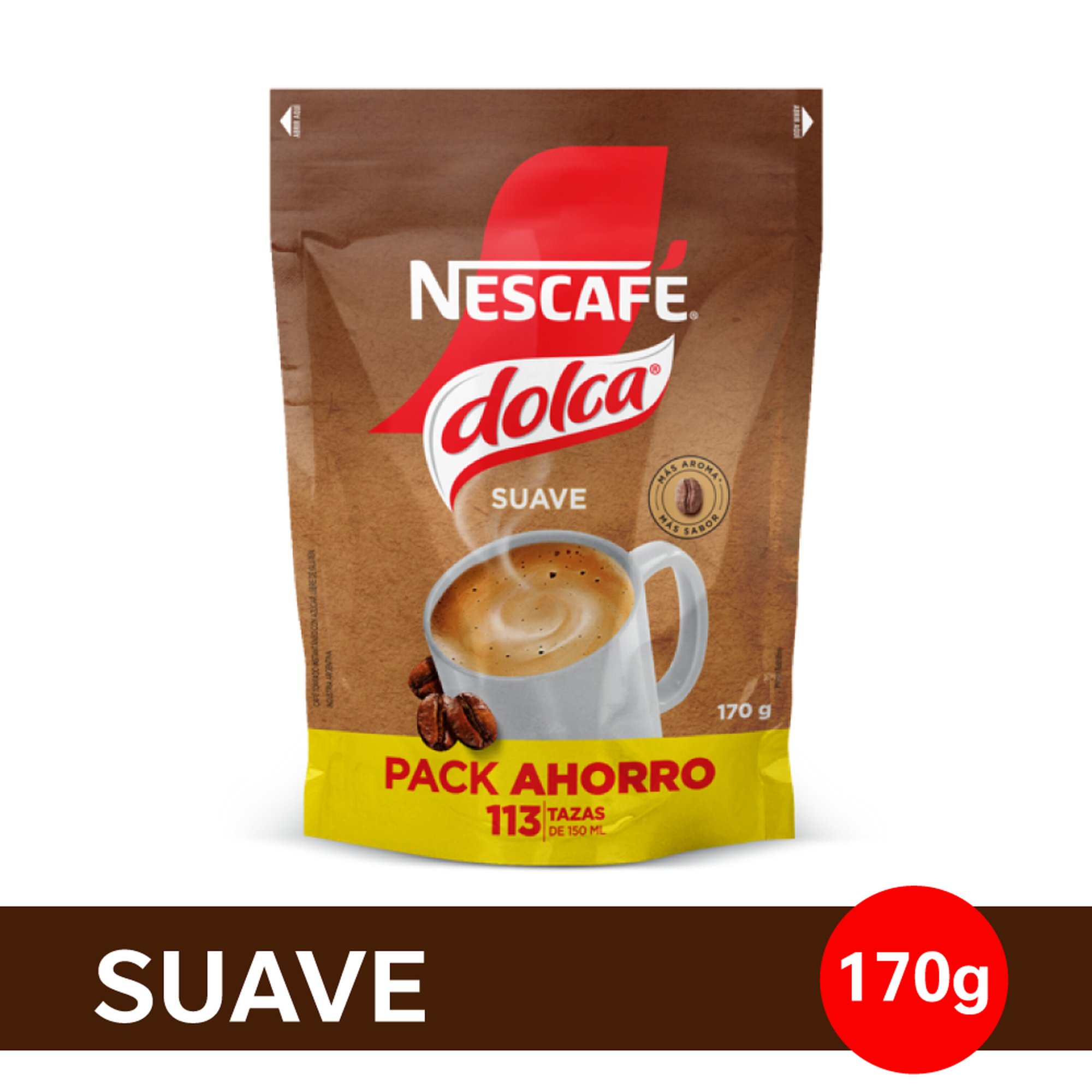 Café Instantáneo Nescafé® Dolca® Suave 170 G