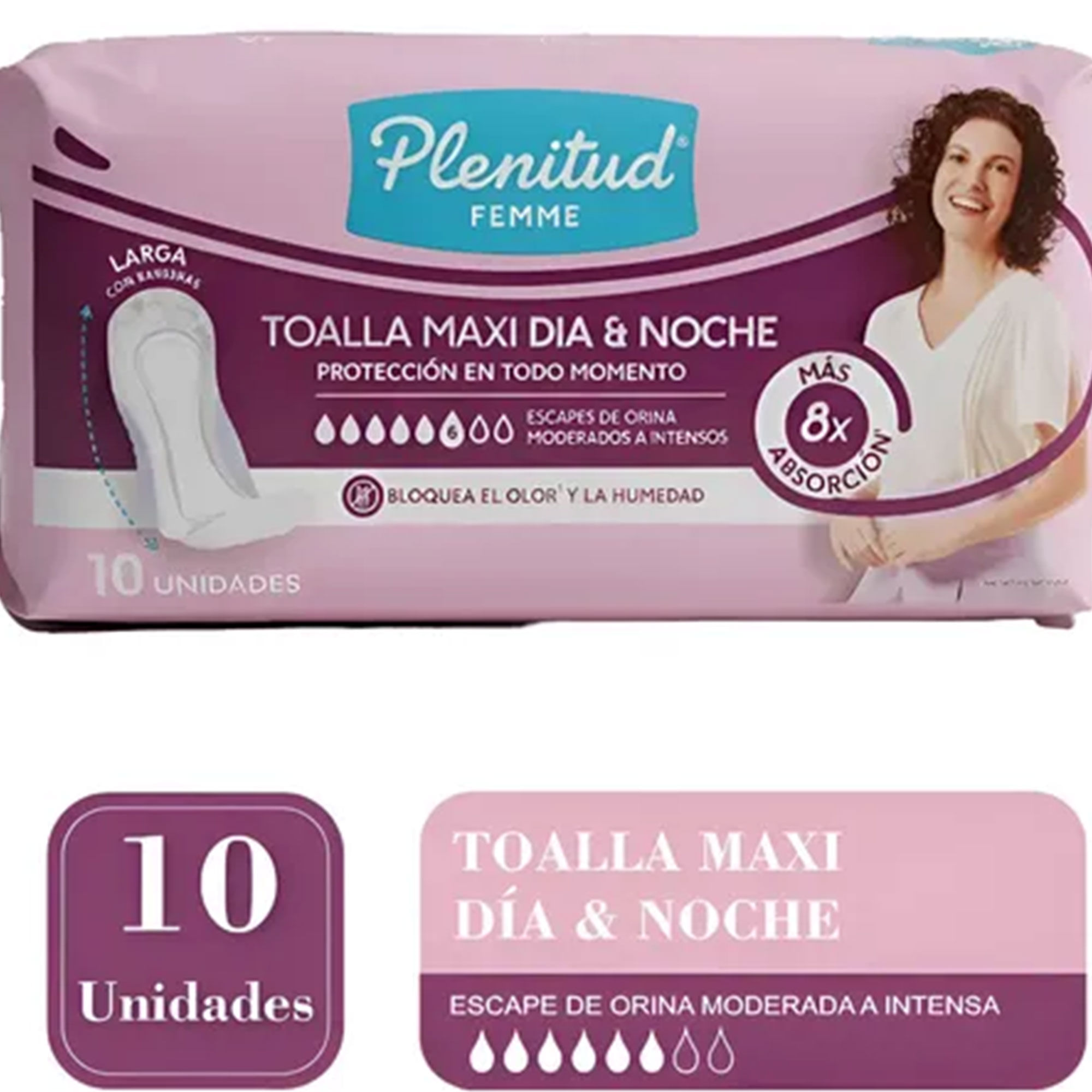 Toalla Plenitud Femme ultra especial 10 uni