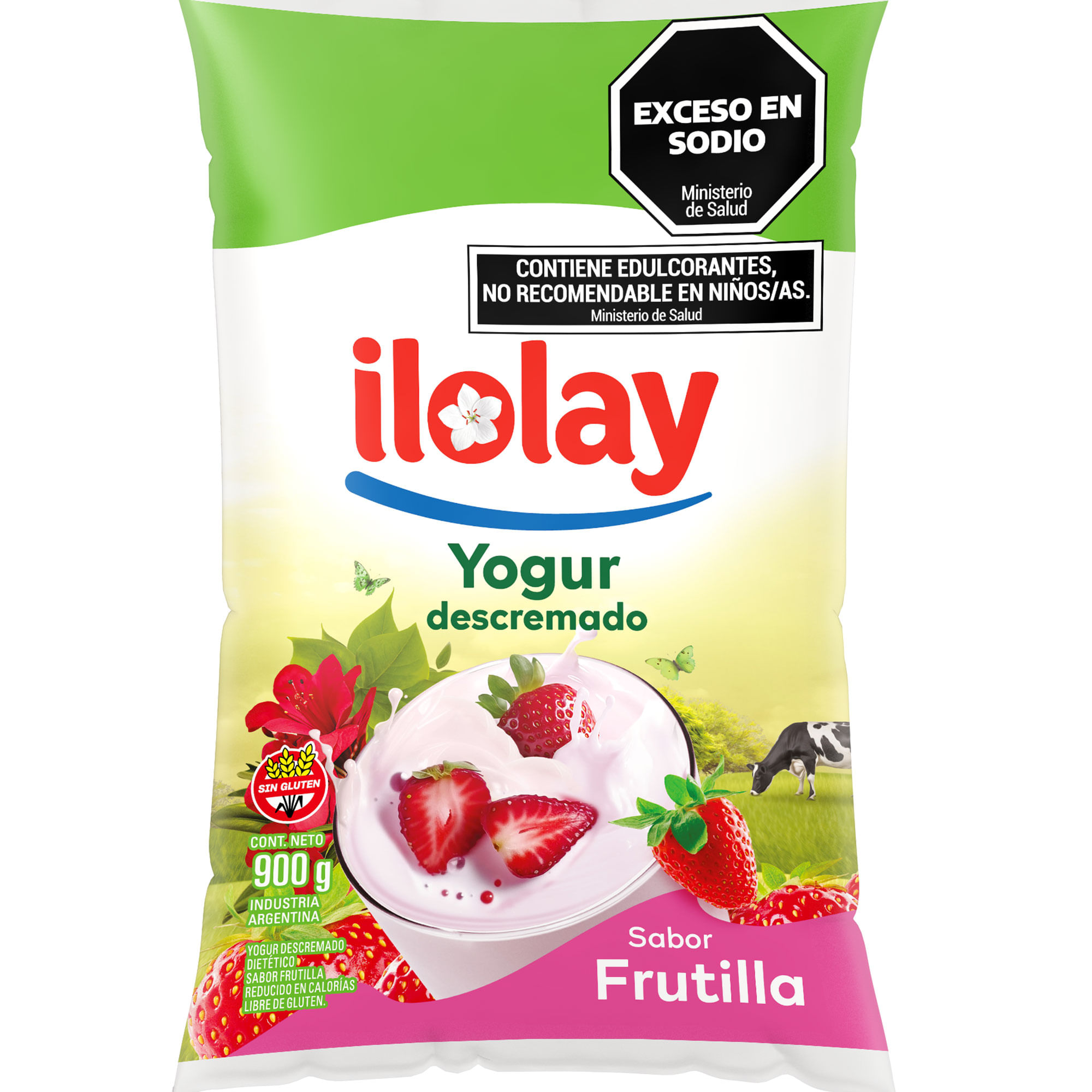 Yogur Bebible Ilolay Frutilla 1 Kg