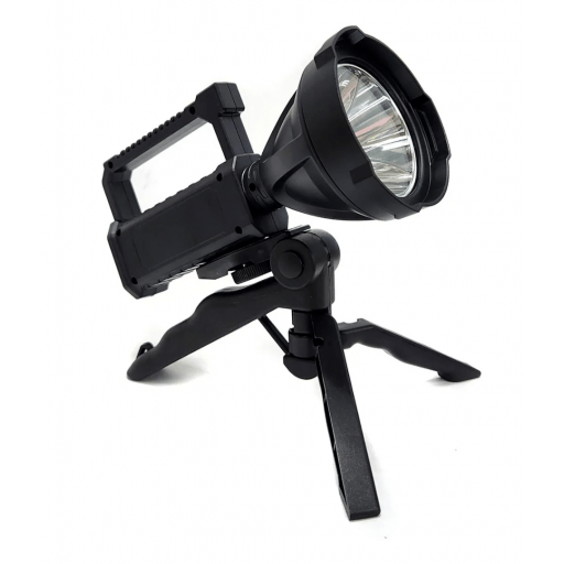 Reflector Recargable Linterna Led 10w 800lm Pesca- Camping (LIN-150)