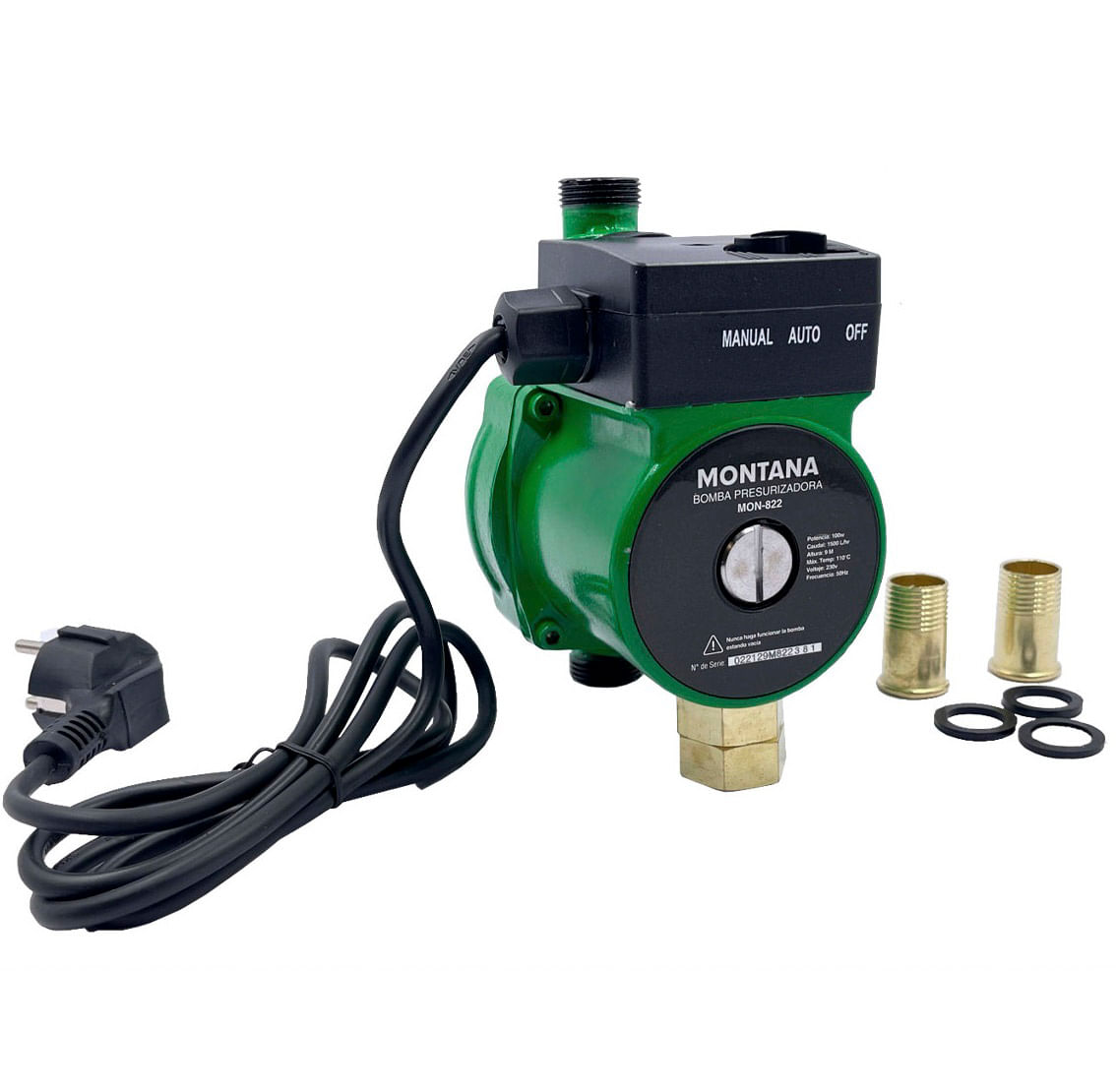 Bomba Montana 120w Presurizadora 35l/min (MON-822)