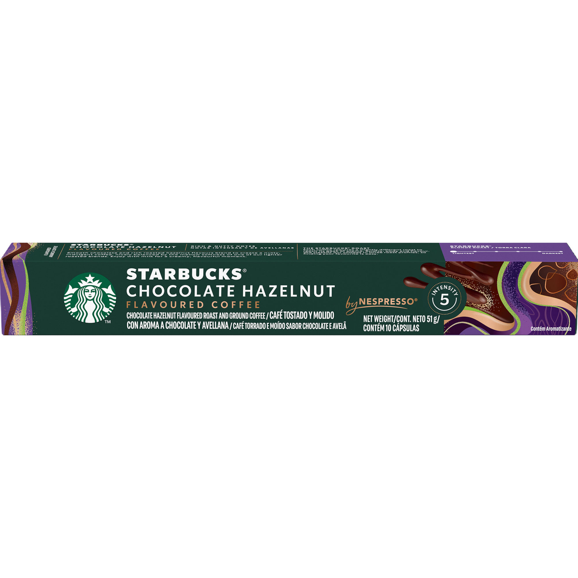 Cápsulas de café Starbucks Choco Hazelnut 12 uni