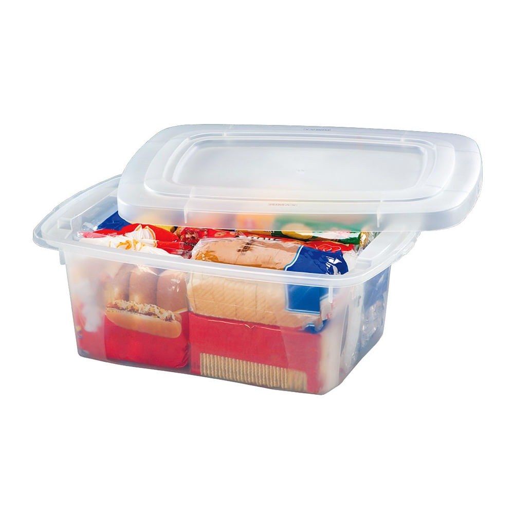 Caja Multiuso Plástica Transparente Rimax 20 litros (RX-4570)