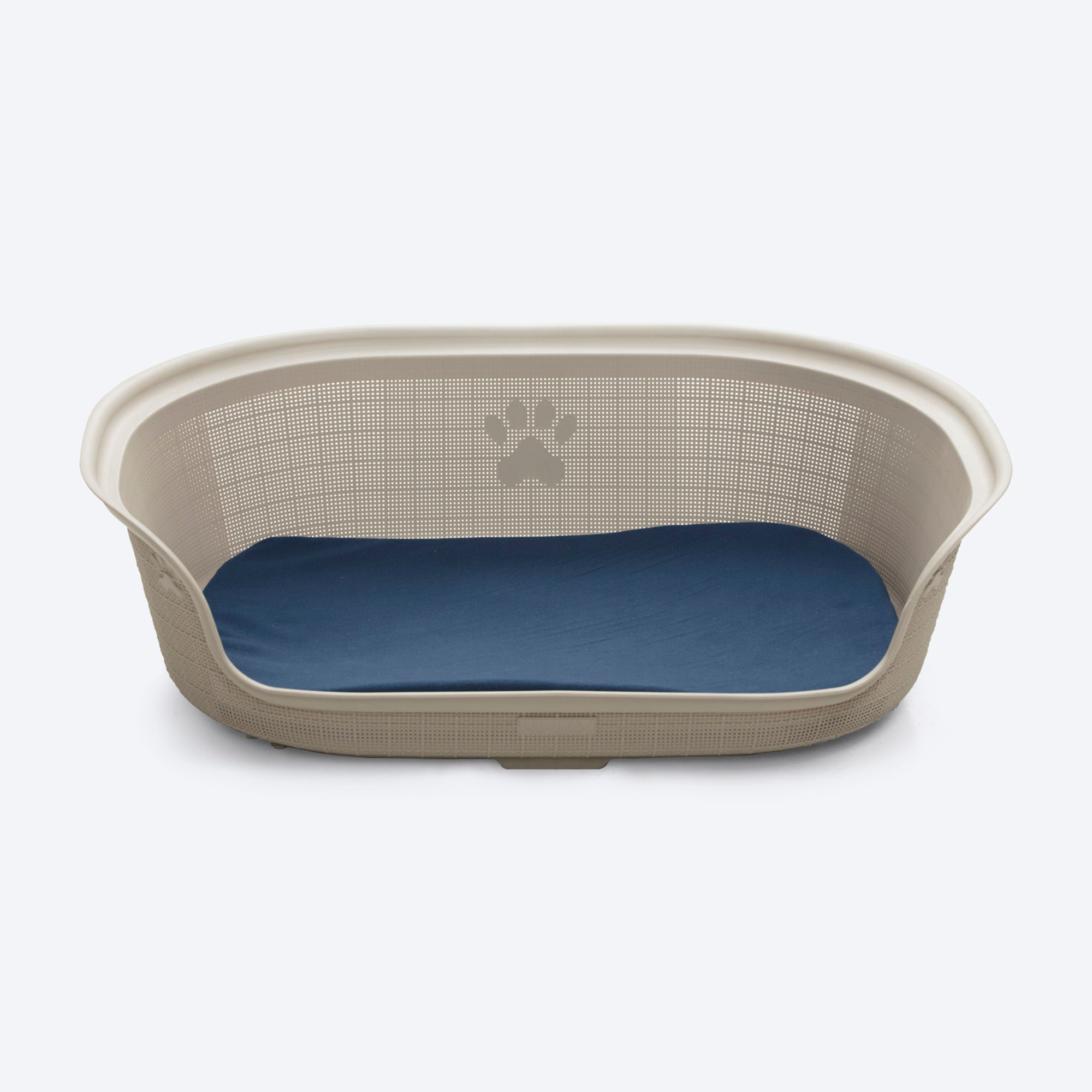 Cama Para Mascotas Perro Gato Rimax Con Colchón Taupe (RX-13211)