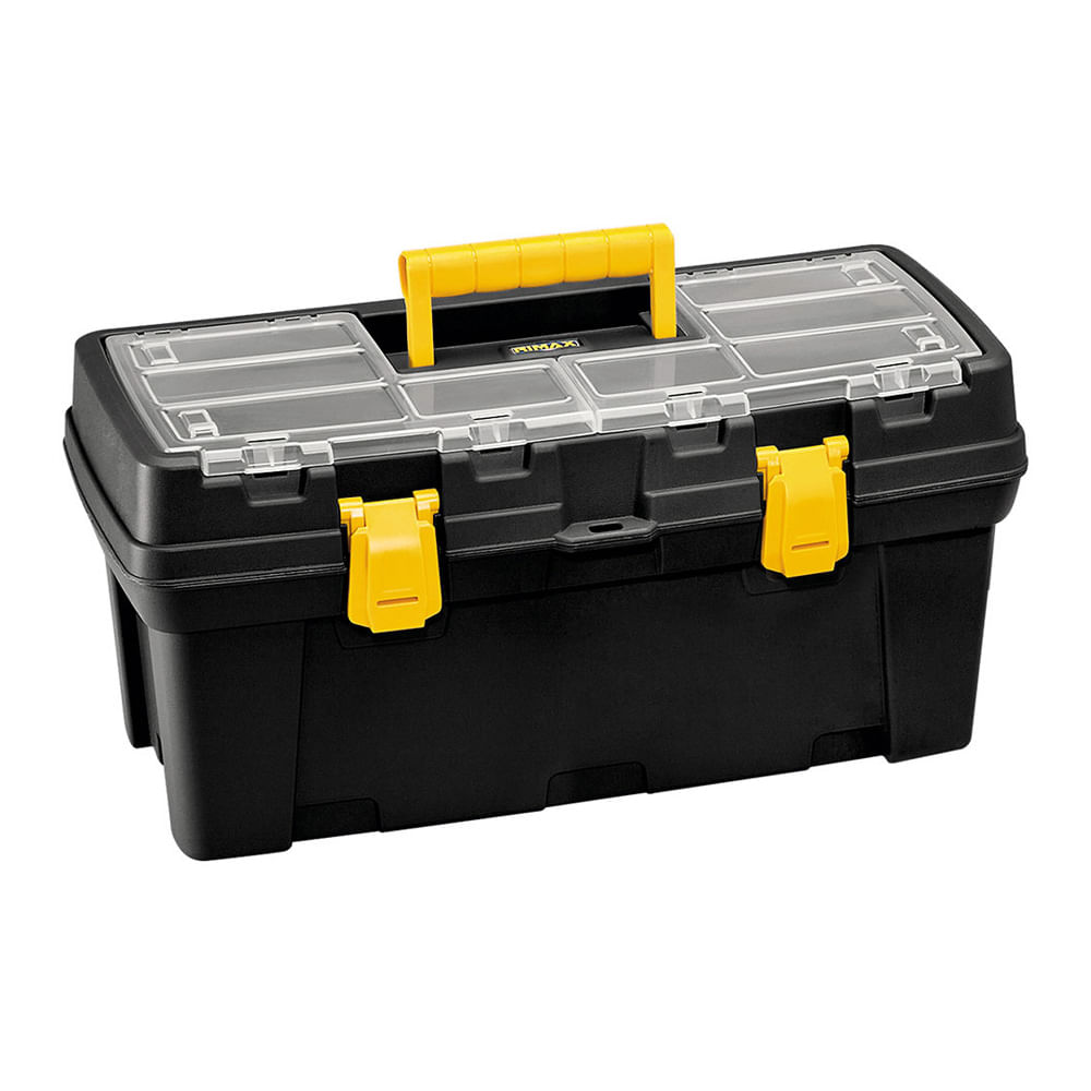 Caja De Herramientas 20 pulgadas Cerradura plástica Rimax Negro (RX-6447)