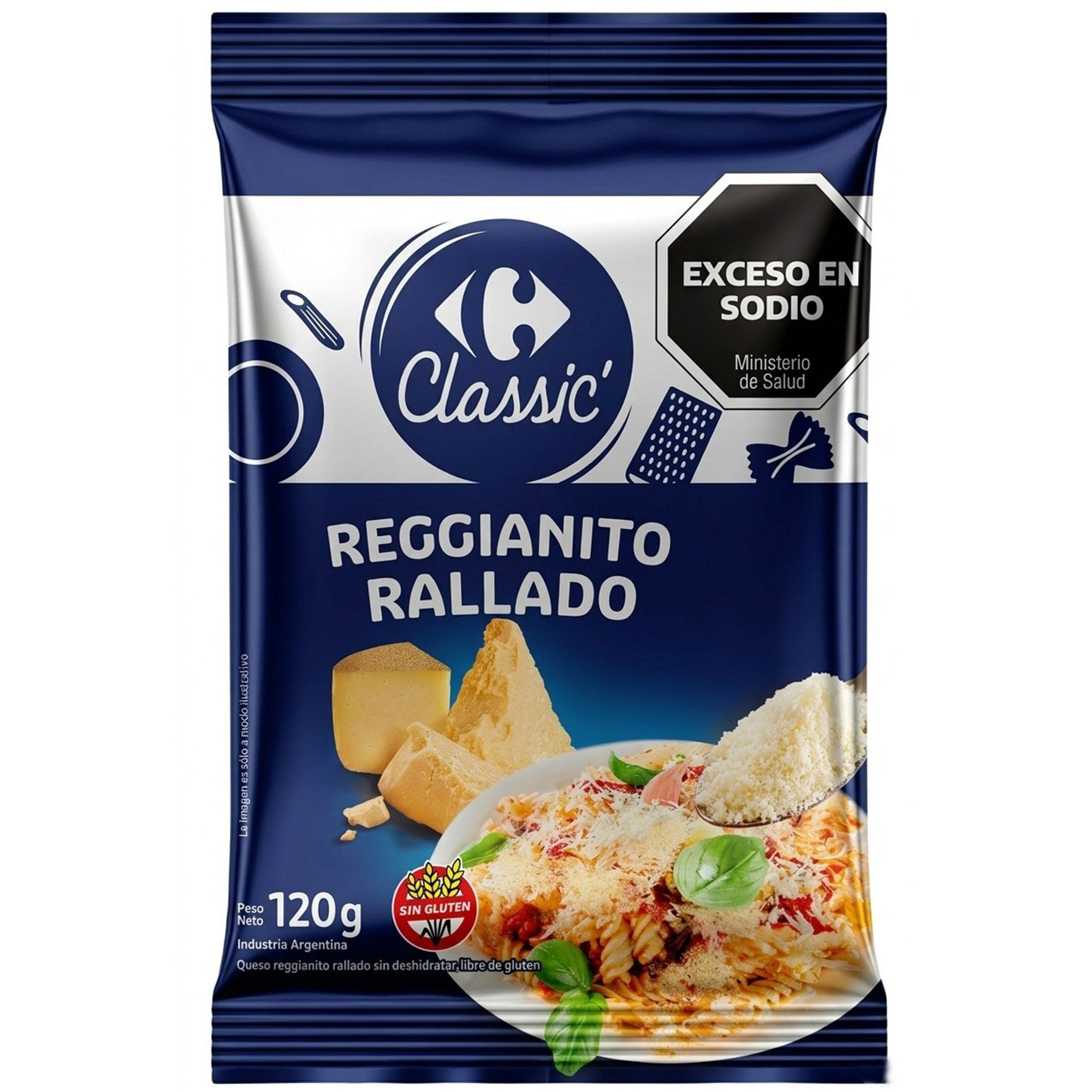 Queso rallado Carrefour Classic 120 grs