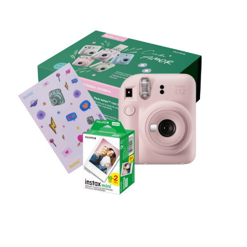 CáMara Instax Mini 12 Rosa + 10 Fotos