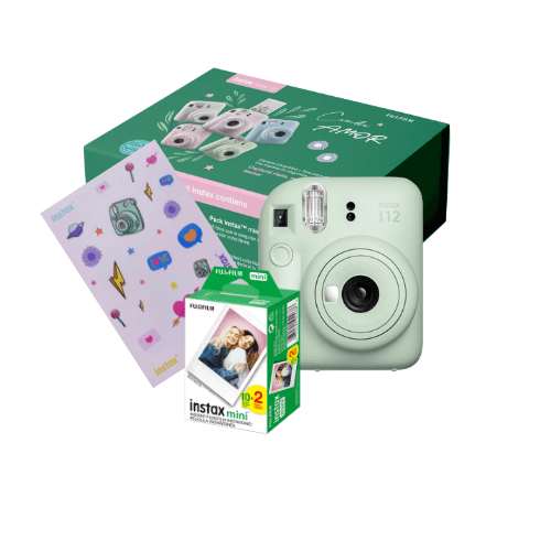CáMara Instax Mini 12 Verde + 10 Fotos