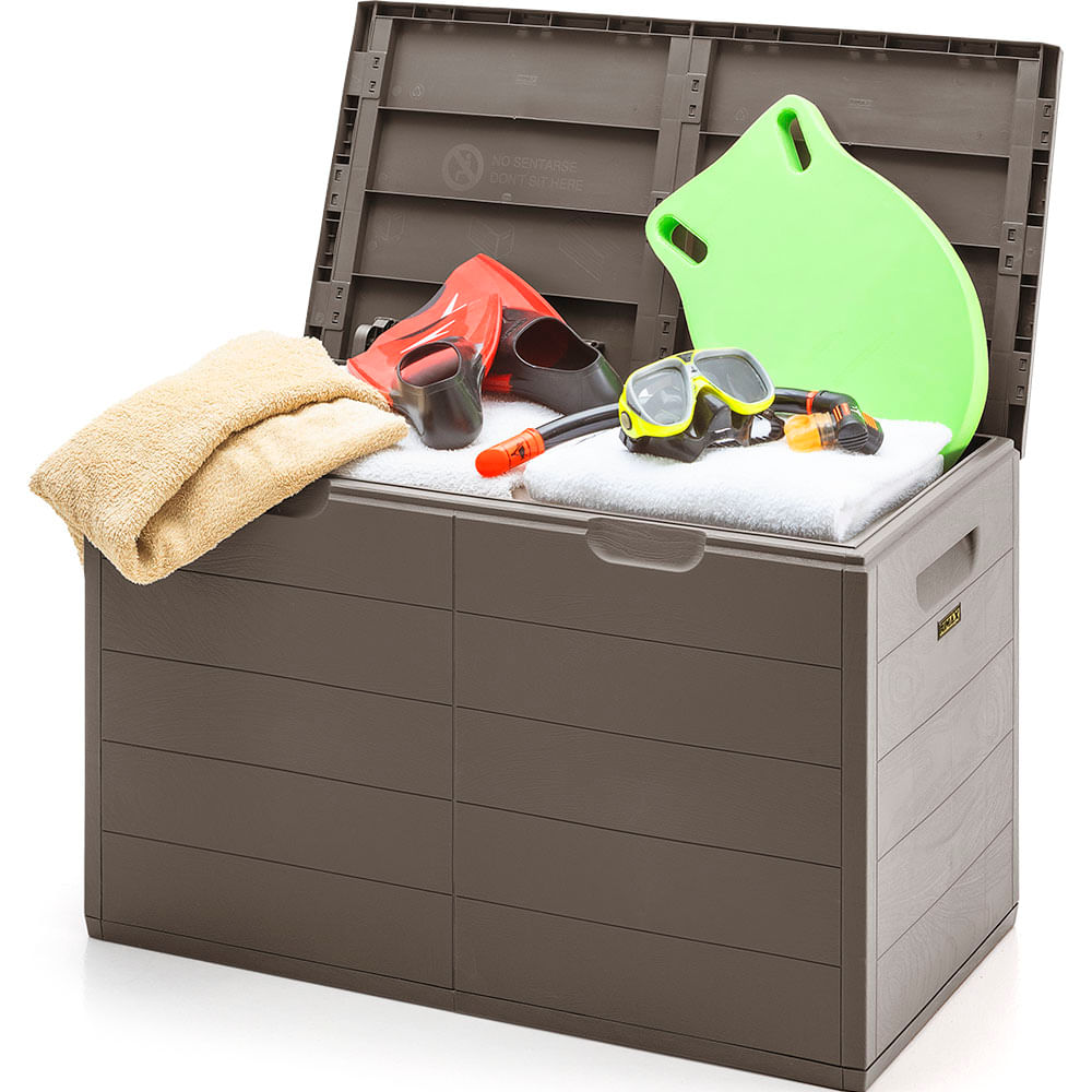 Baúl Rimax Caja Organizador 200 Litros Mocca  (RX-13867)