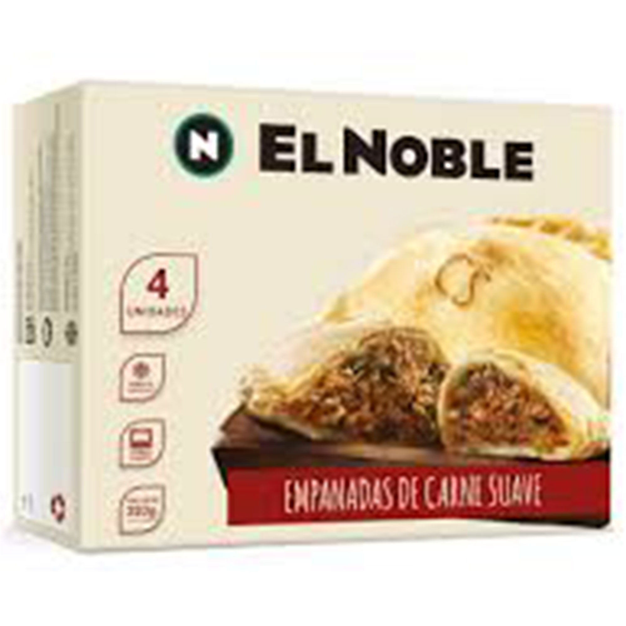 Empanadas de carne suave El Noble 4 u.