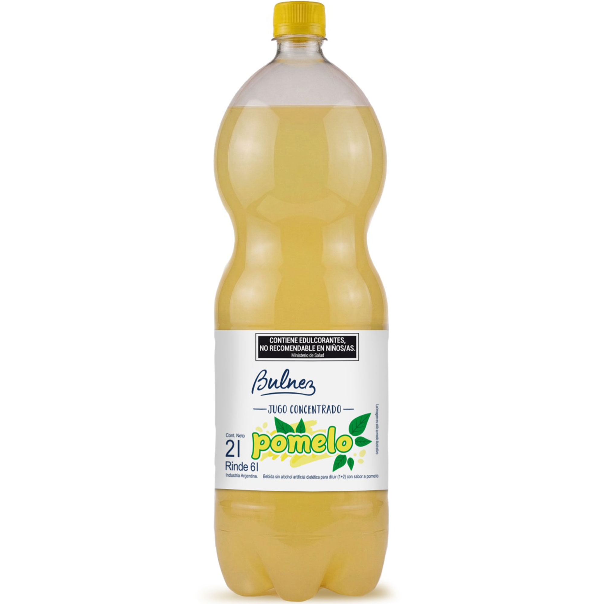 Jugo concentrado Bulnez sabor pomelo rinde 6L pet 2 lts