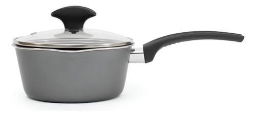Olla 16 Cm Ilko Cool Gray Aluminio Con Tapa