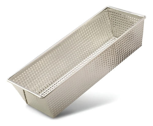 Molde Rectangular 30cm Ilko Acero Estañado Clásica Gris