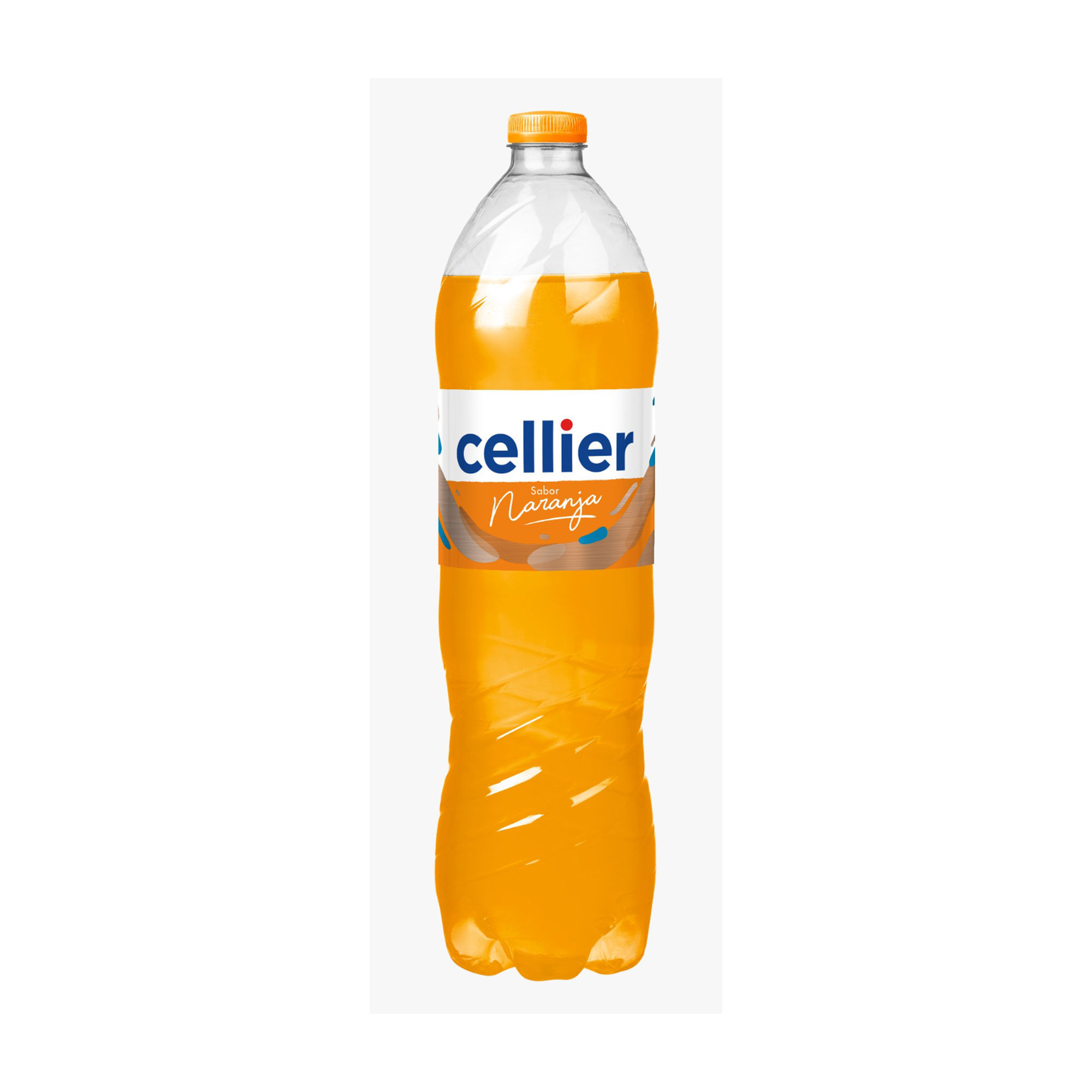 Agua Saborizada Cellier Sabor Naranja 1.5 L