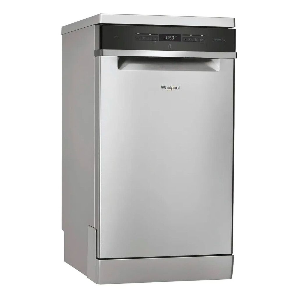 Lavavajillas Whirlpool 10 cubiertos WSFO3T2X Inverter con Power Clean Pro Inox