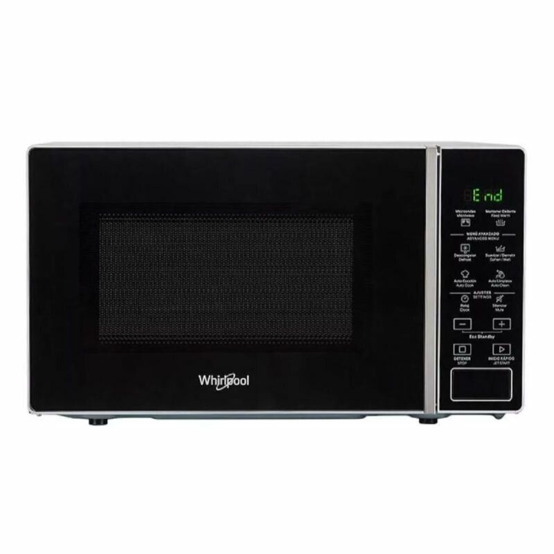 Microondas Whirlpool 20lts Plata Wms20as (Wms20bs)
